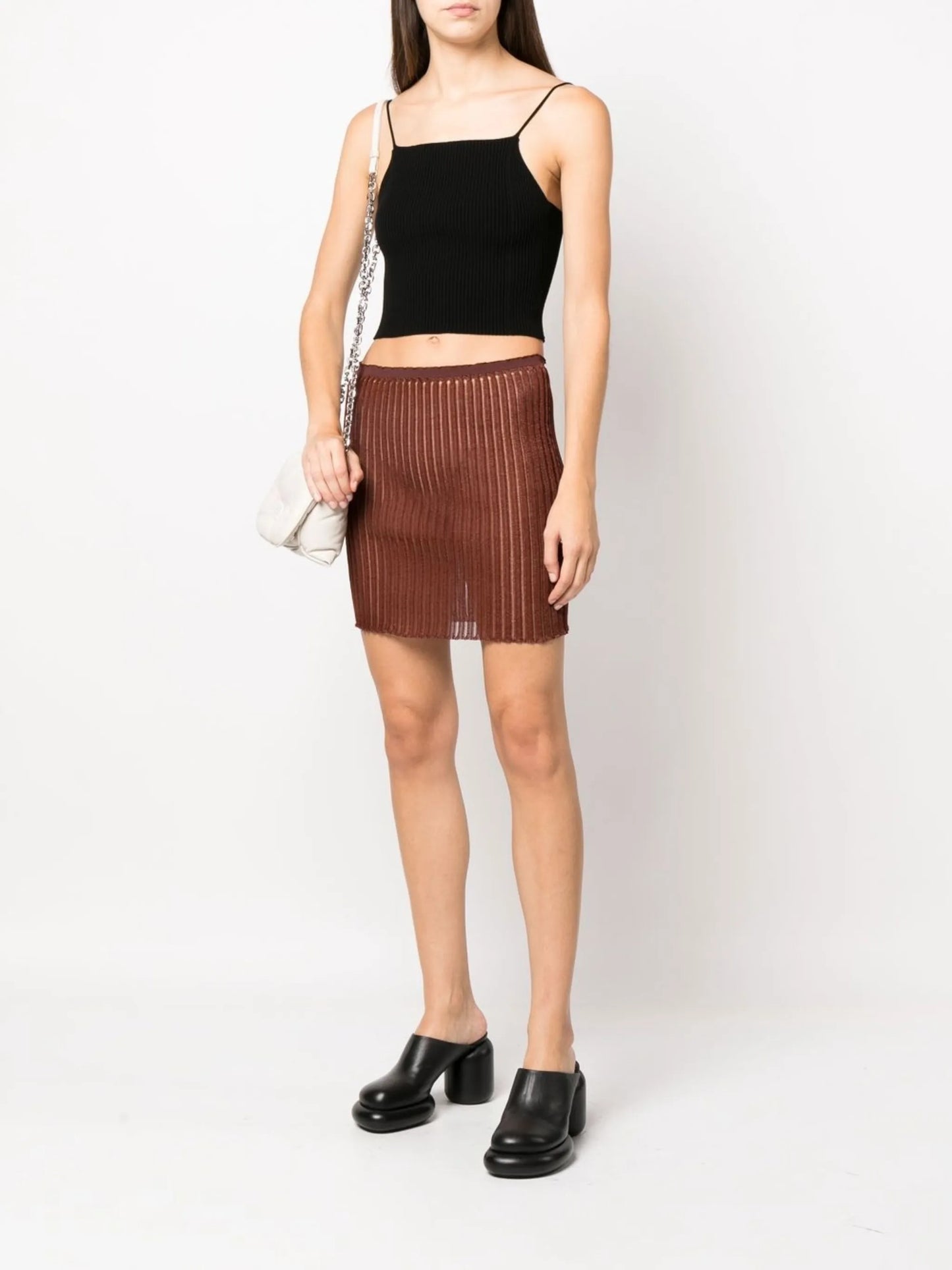 Patricia knitted mini skirt