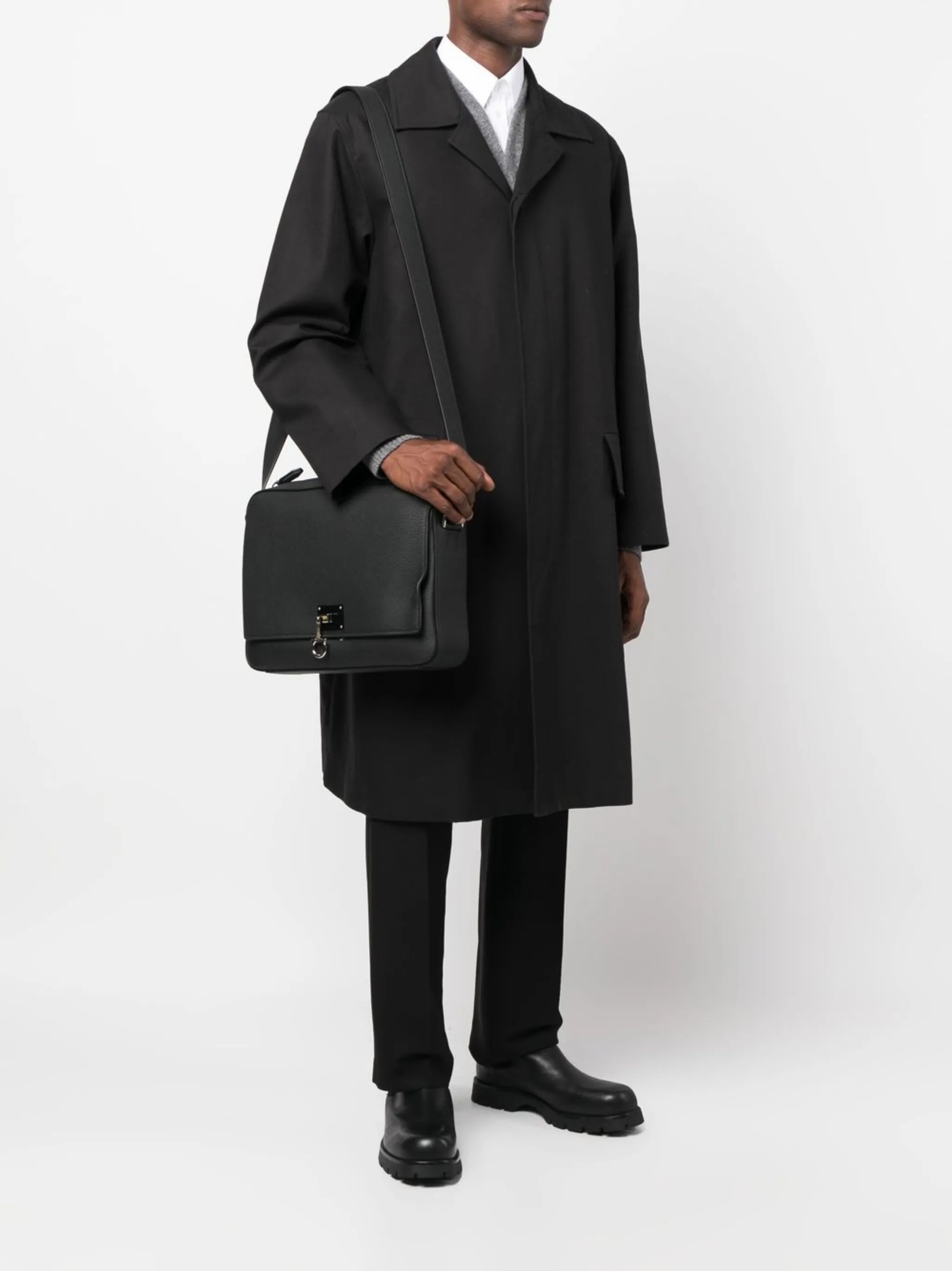 Gancini flip-lock shoulder bag