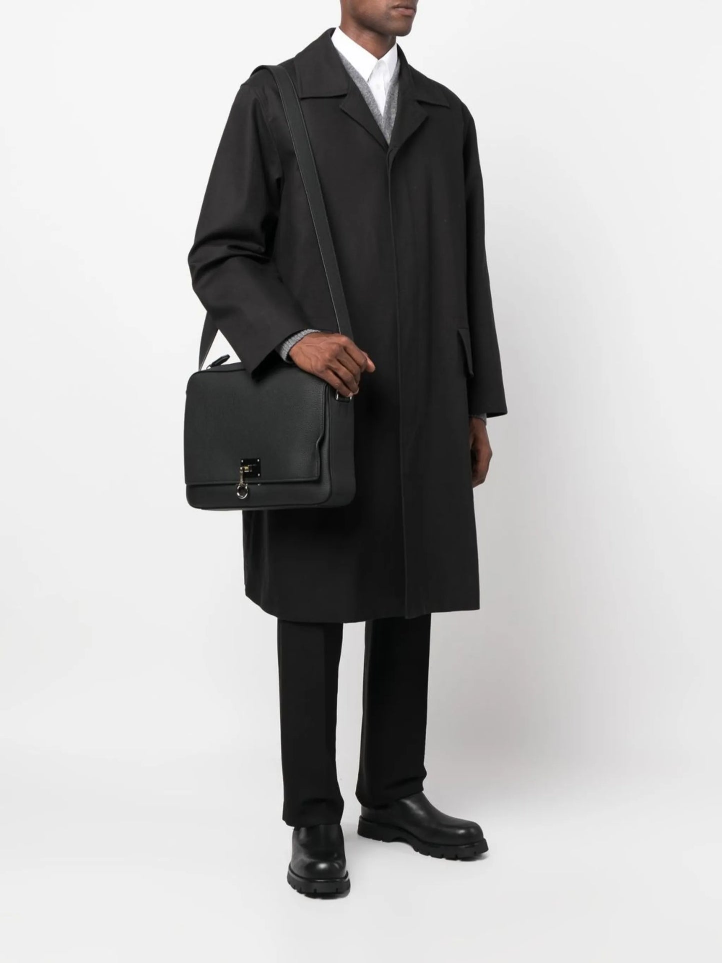 Gancini flip-lock shoulder bag
