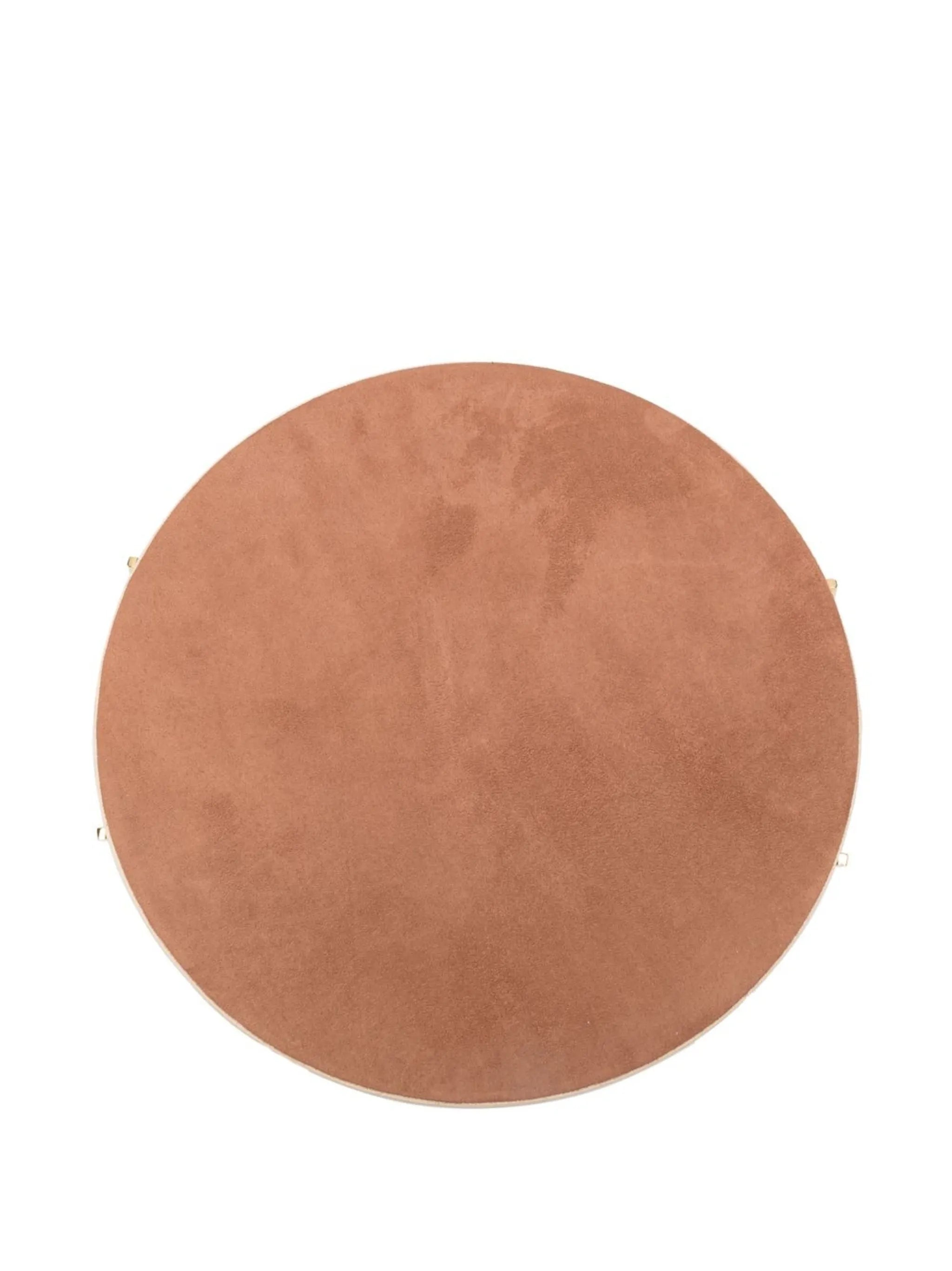 Garrett leather embossed-print tray (38 cm)
