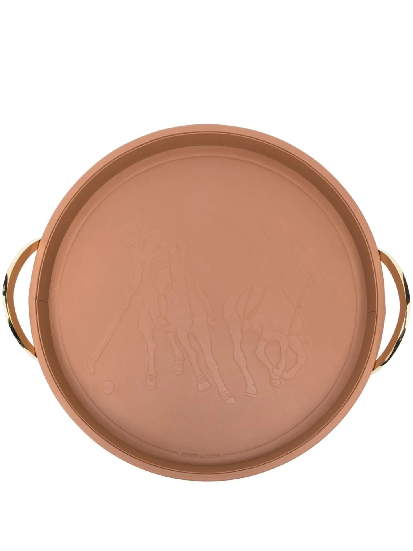 Garrett leather embossed-print tray (38 cm)