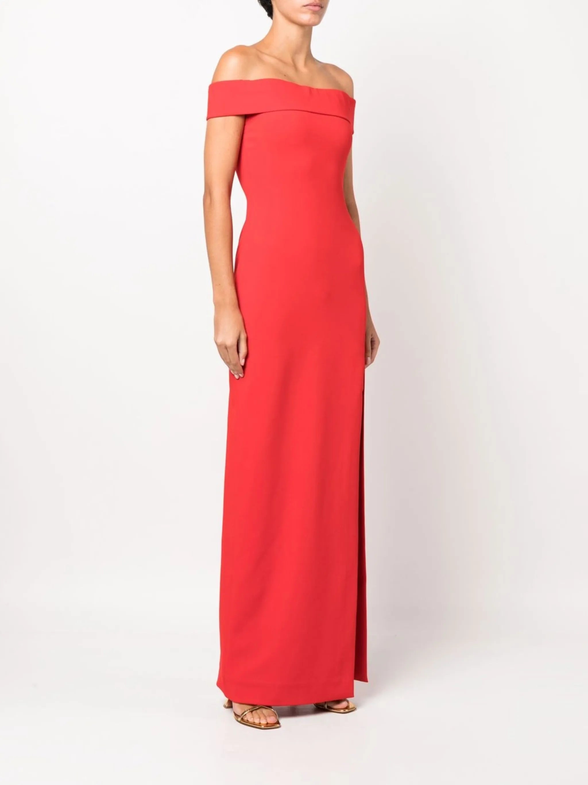 Martina off-shoulder gown