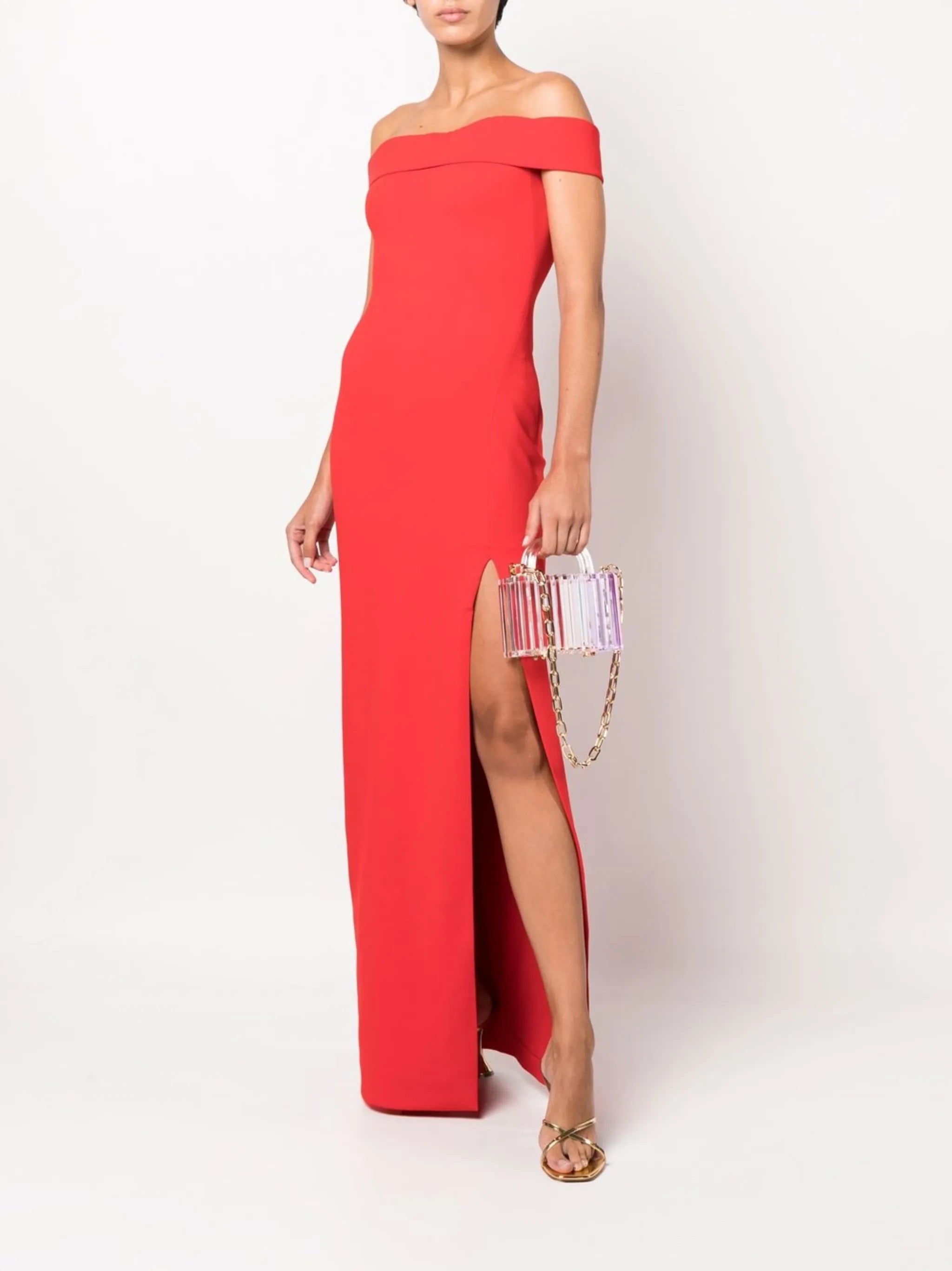 Martina off-shoulder gown