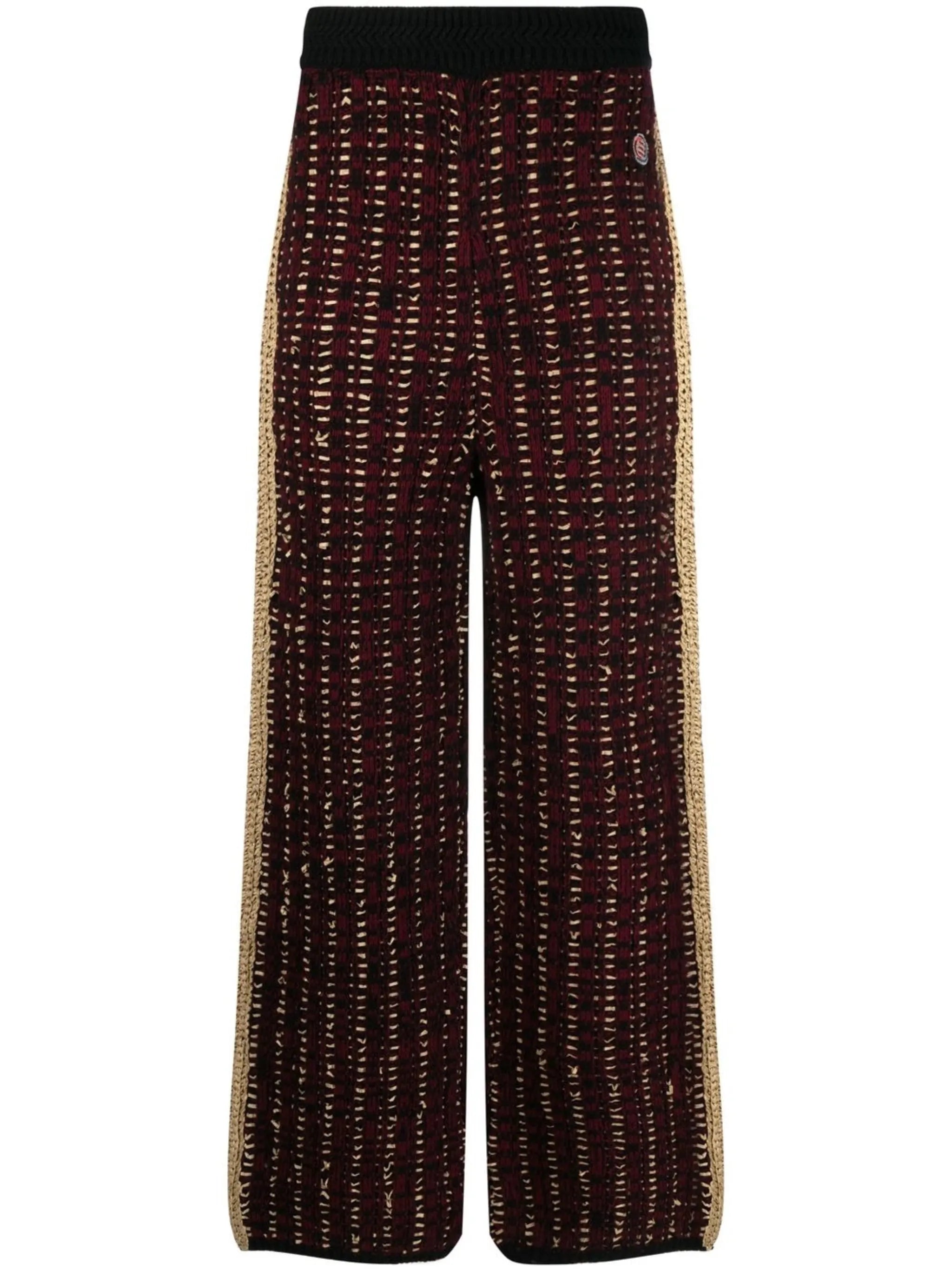 wide-leg track pants