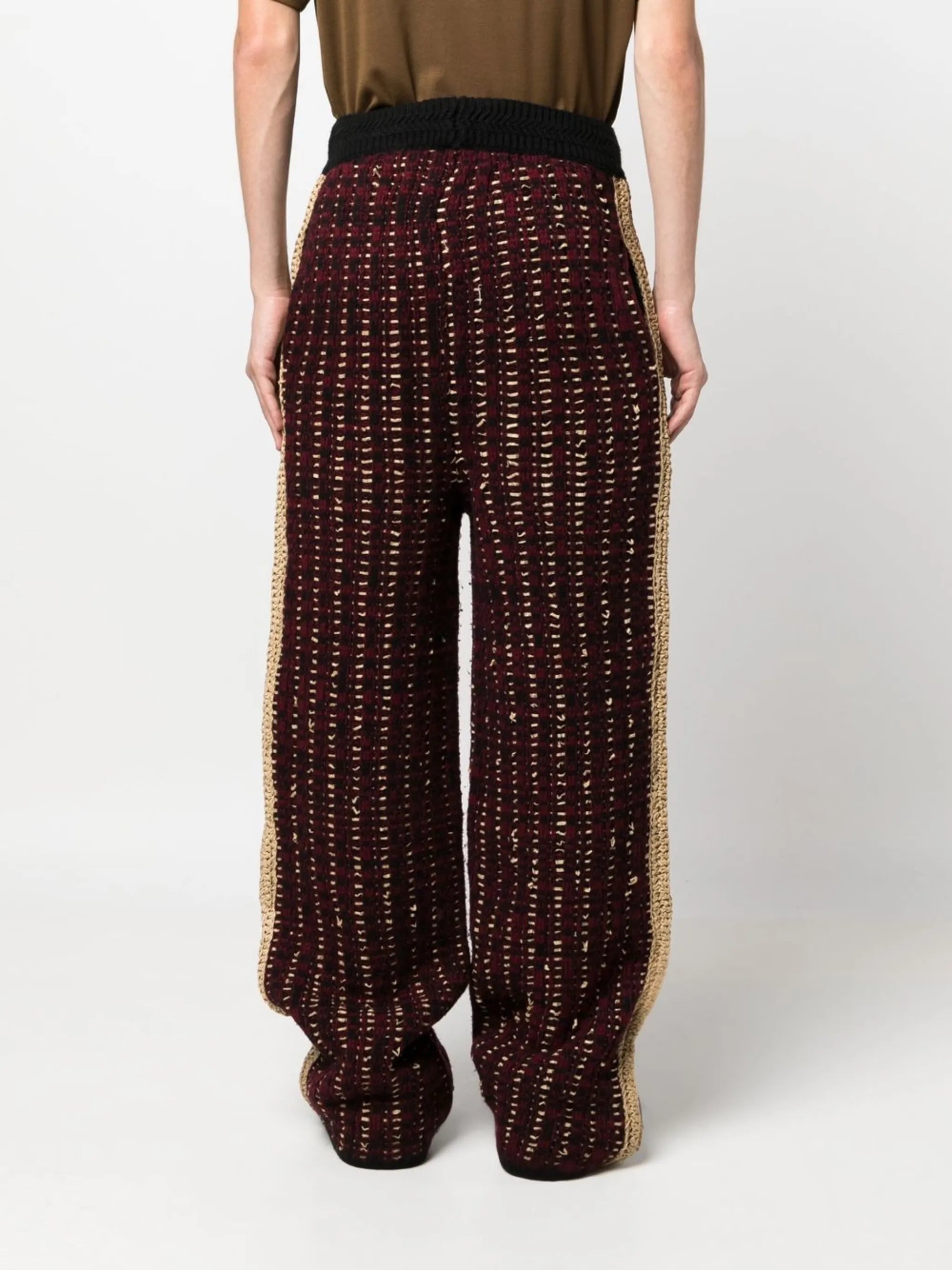 wide-leg track pants