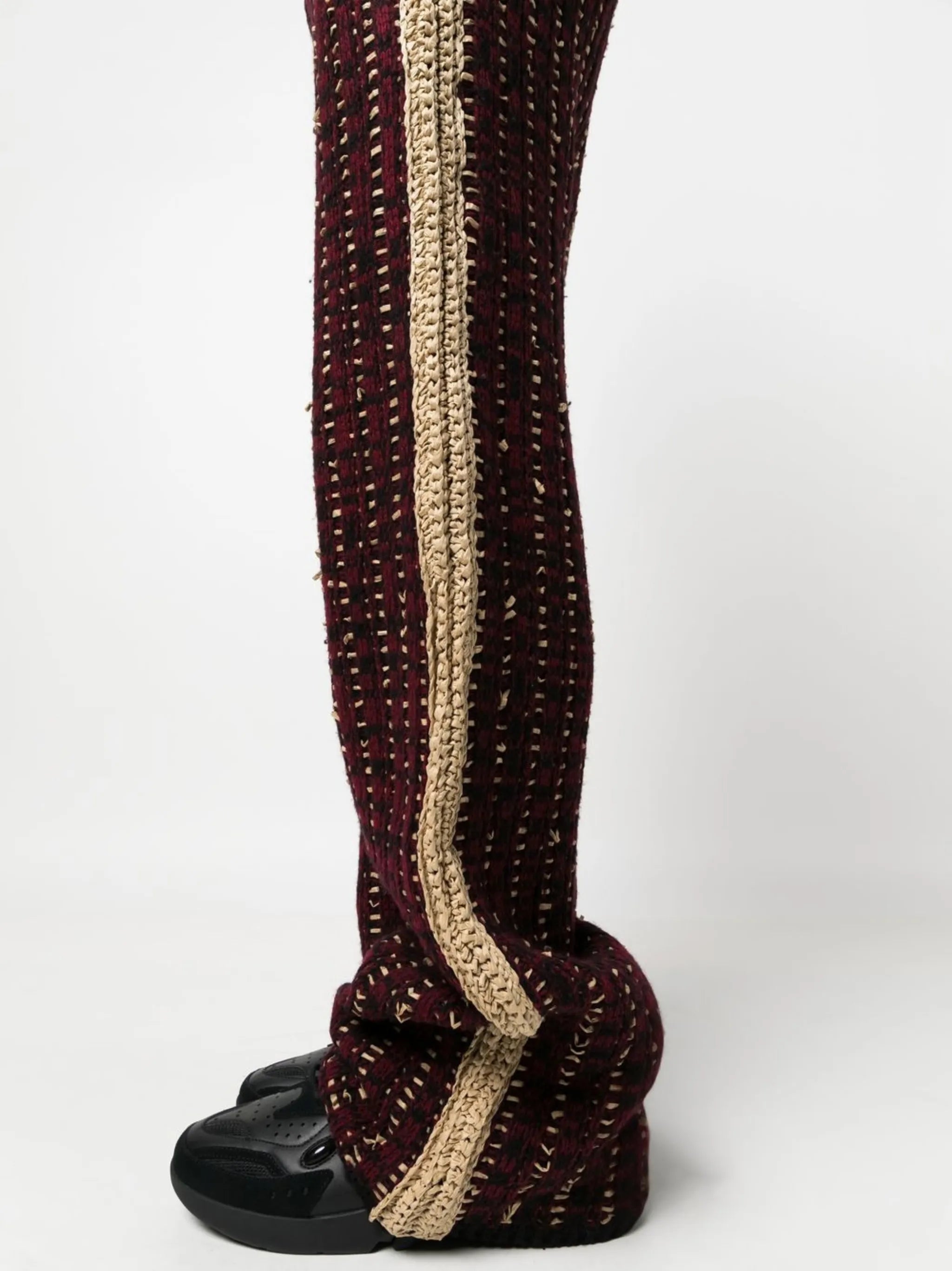 wide-leg track pants