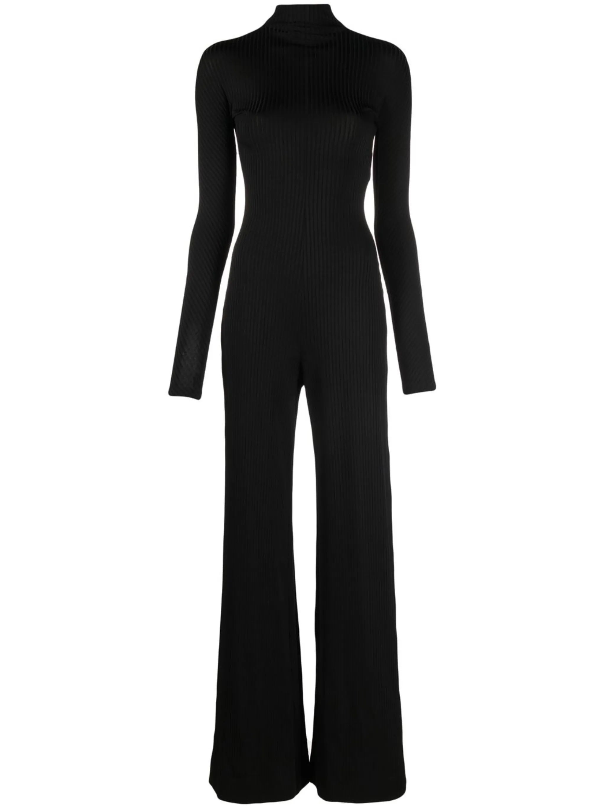 ribbed-knit jumpsuit