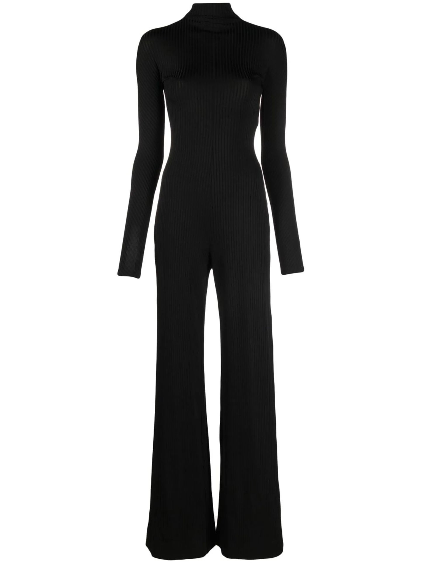 ribbed-knit jumpsuit