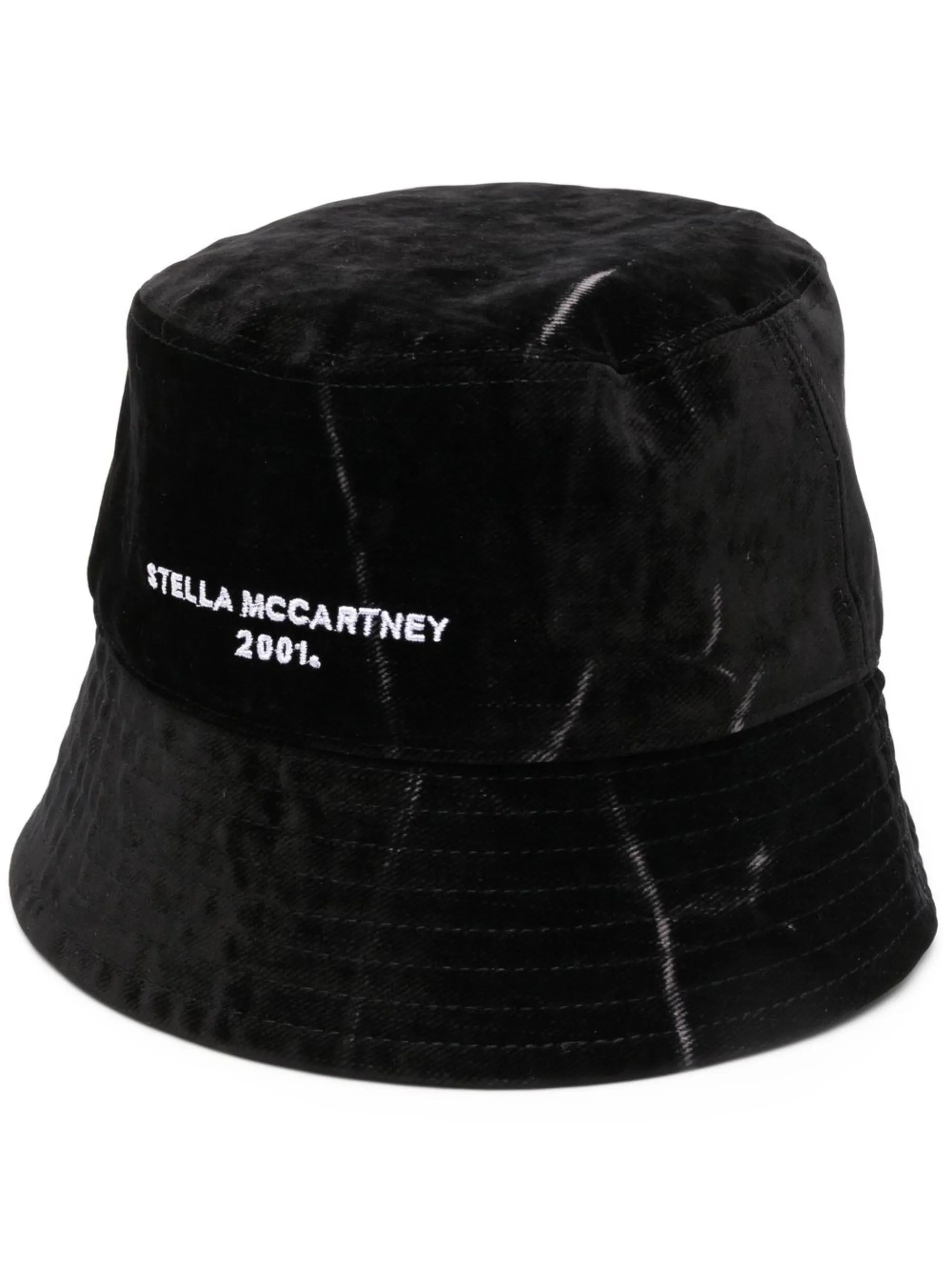 embroidered-logo bucket hat