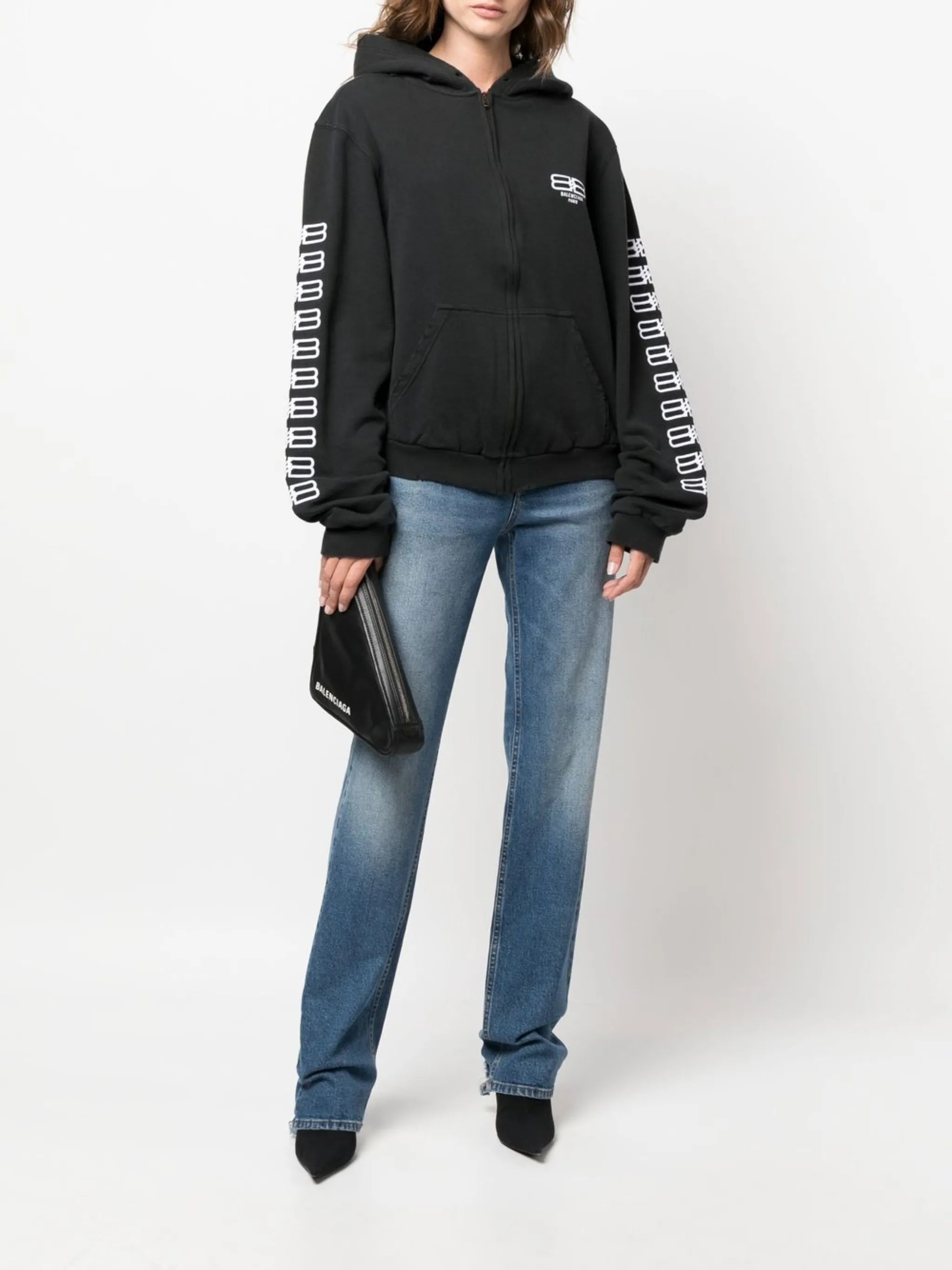 BB Paris Icon zip-up hoodie