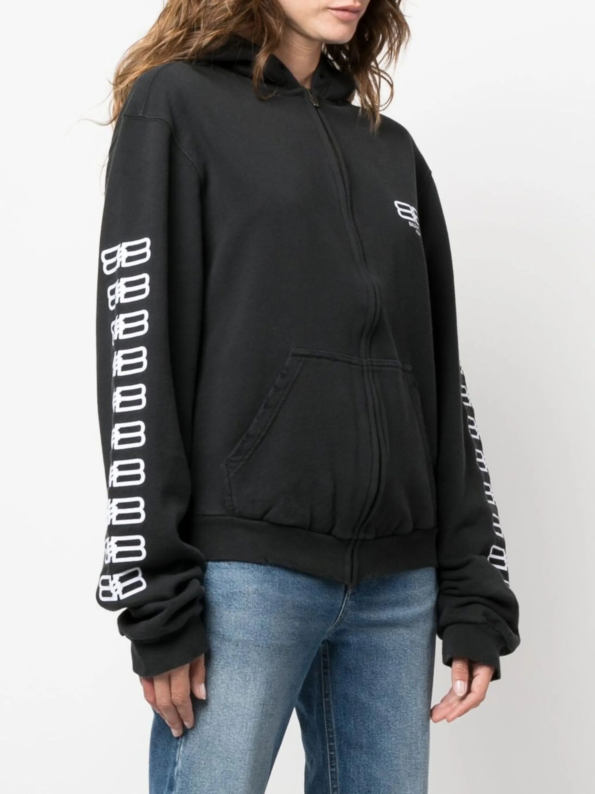 BB Paris Icon zip-up hoodie