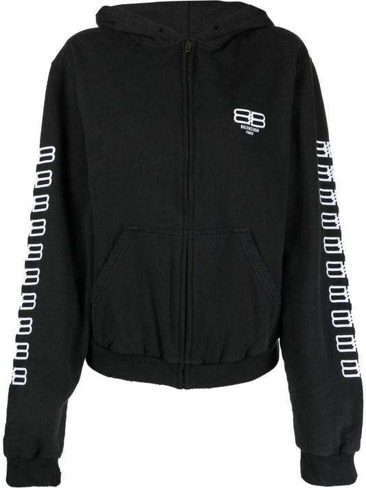 BB Paris Icon zip-up hoodie