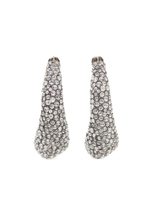 crystal-embellished hoop-earrings