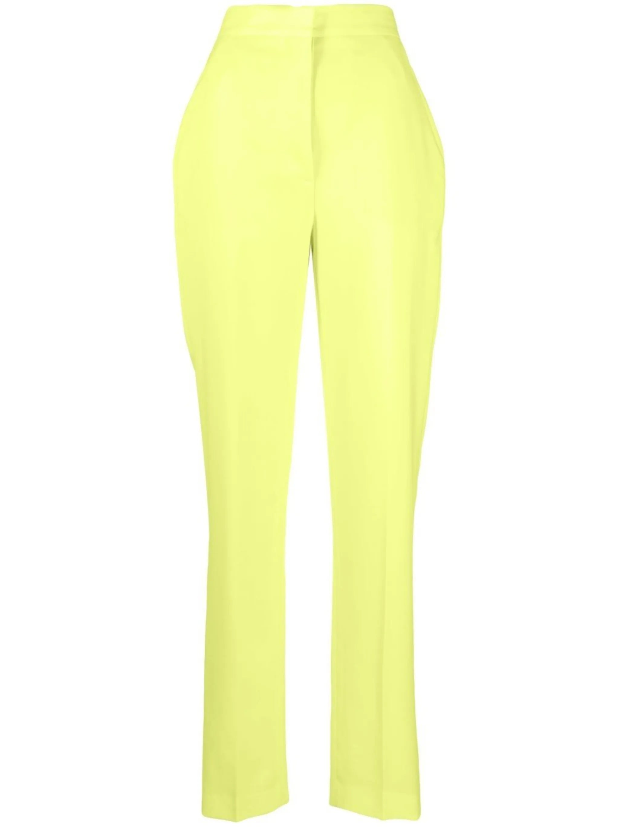high-waisted trousers