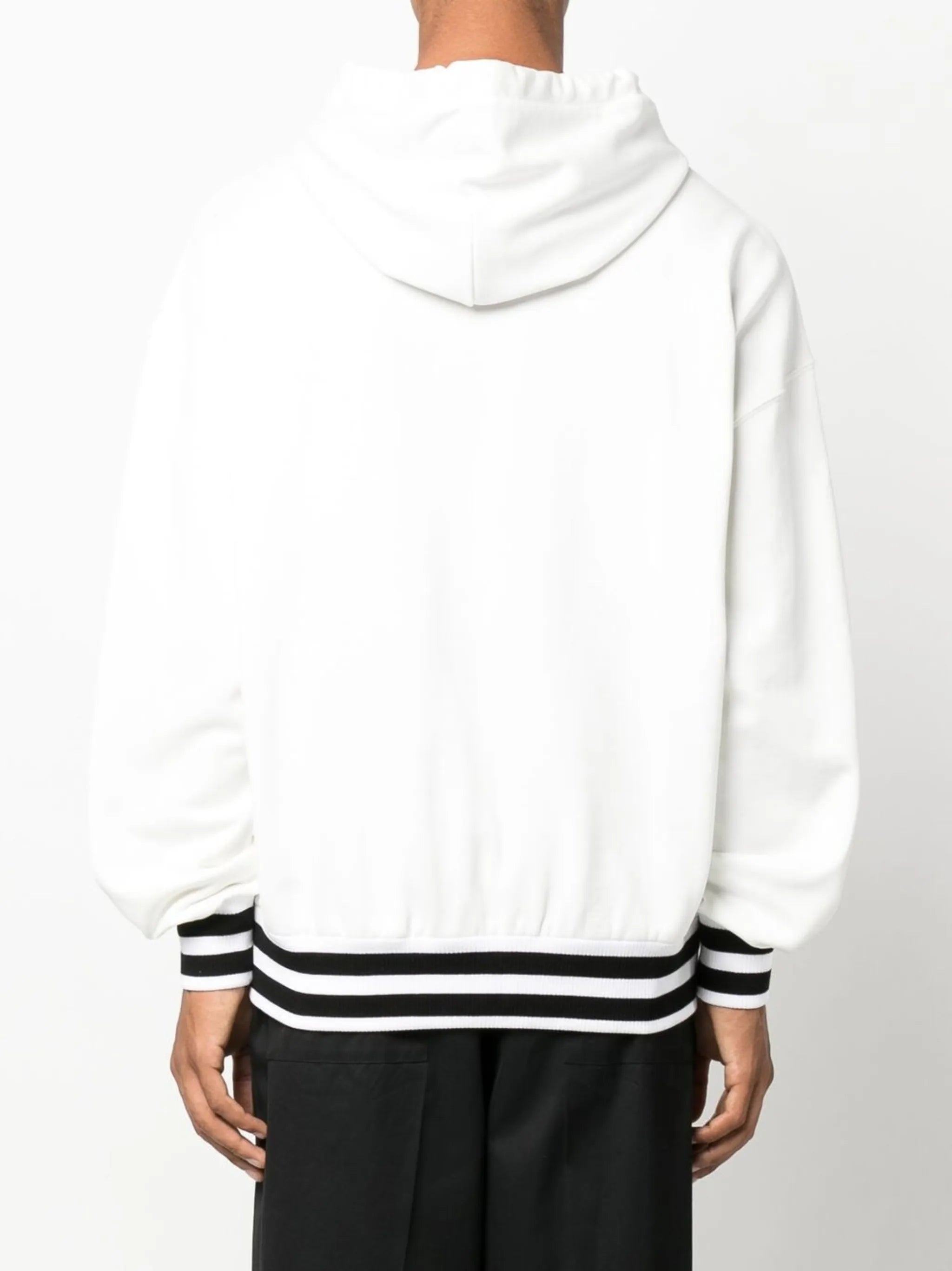 logo-appliqué varsity hoodie