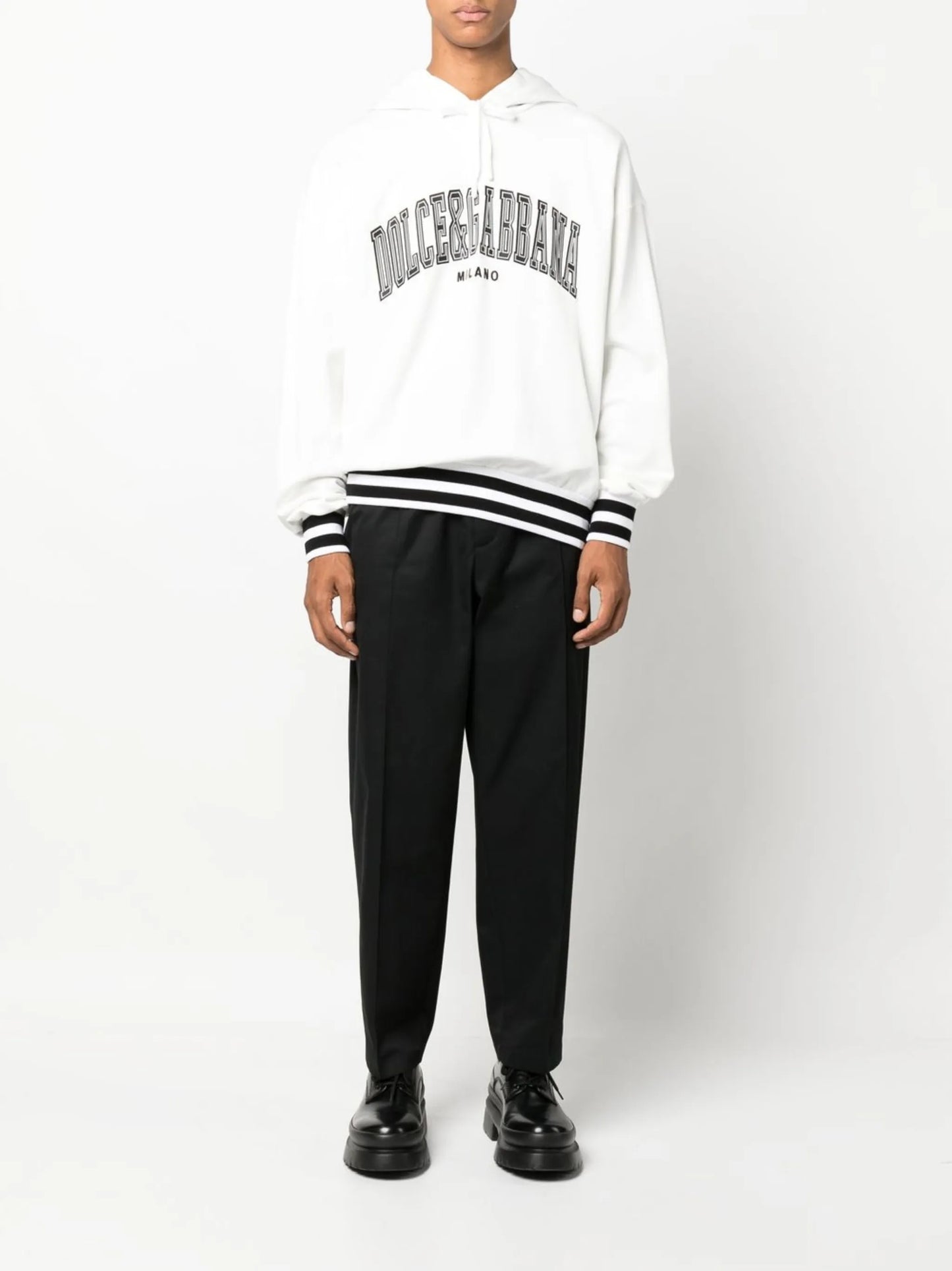 logo-appliqué varsity hoodie