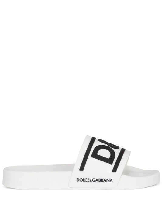 logo-print rubber slides