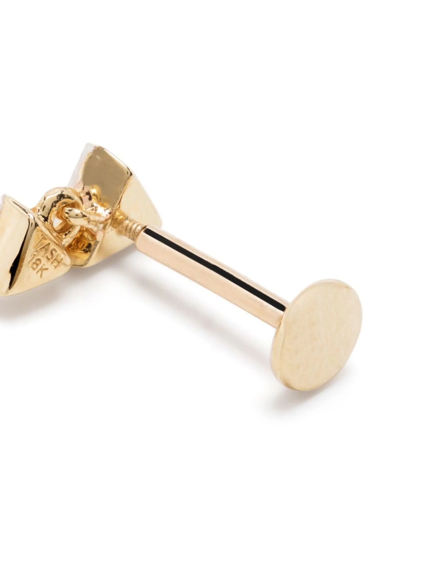 Triangle diamond drop earring