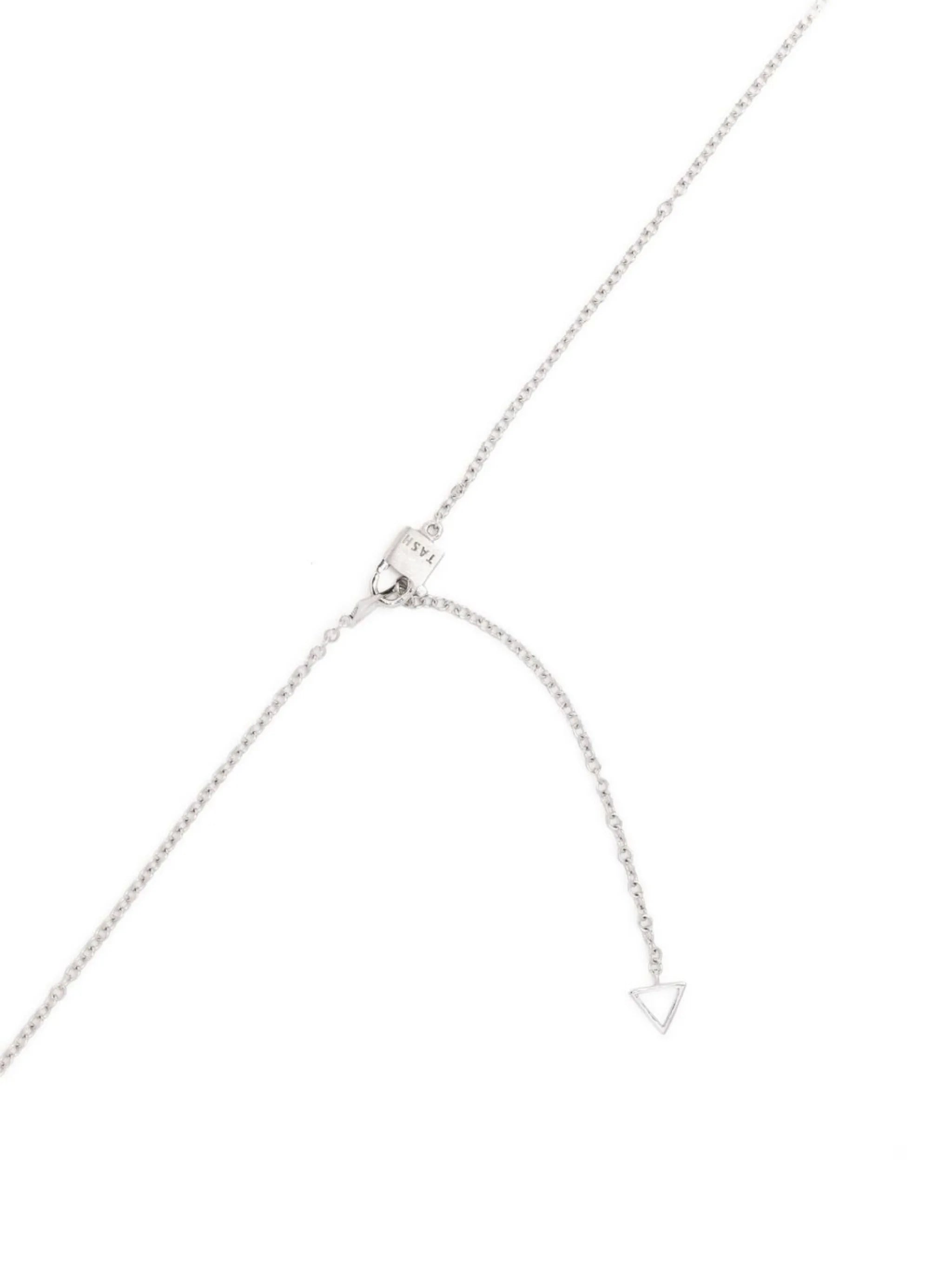 18kt white gold Star diamond necklace