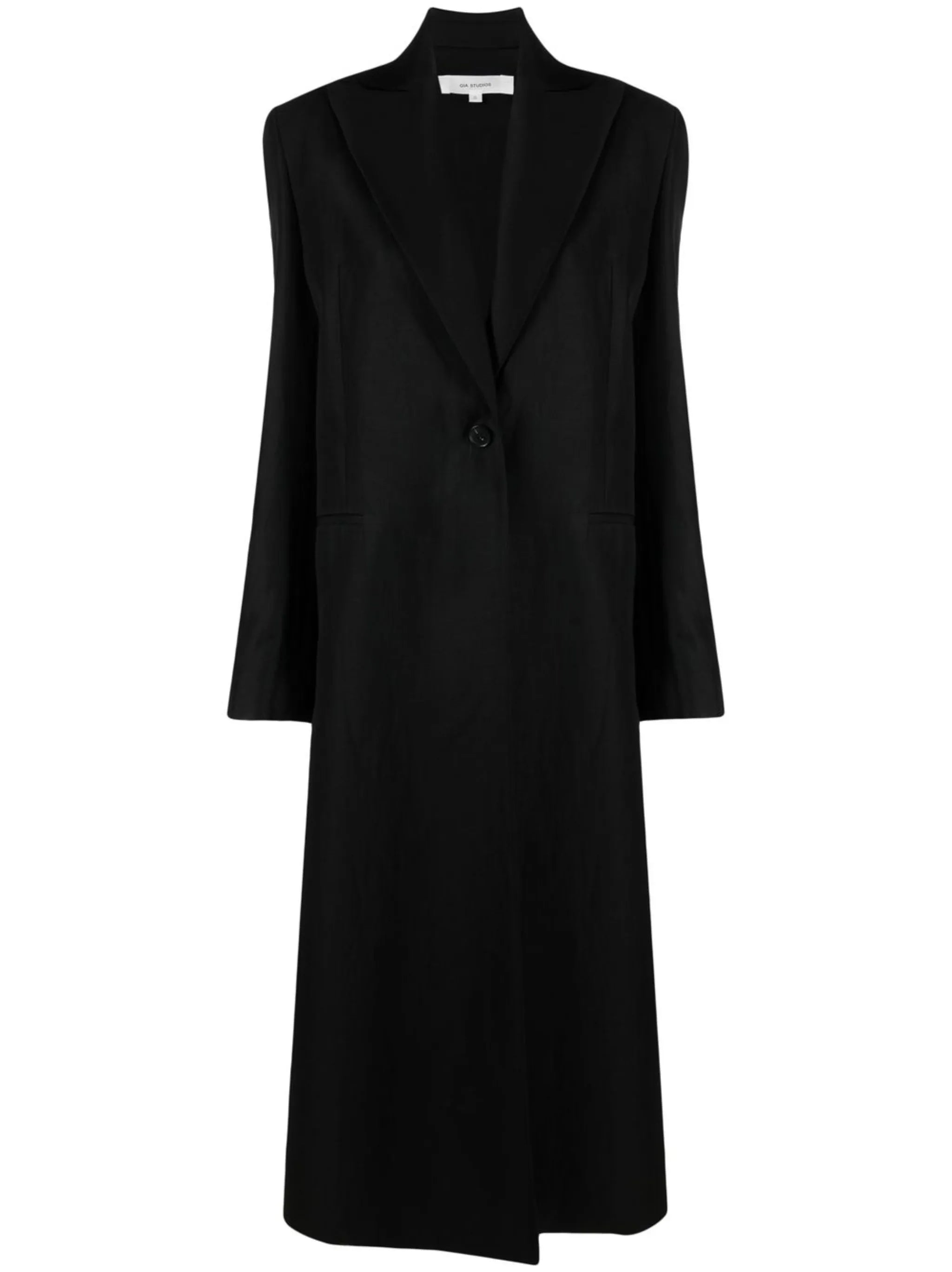 single-breasted coat