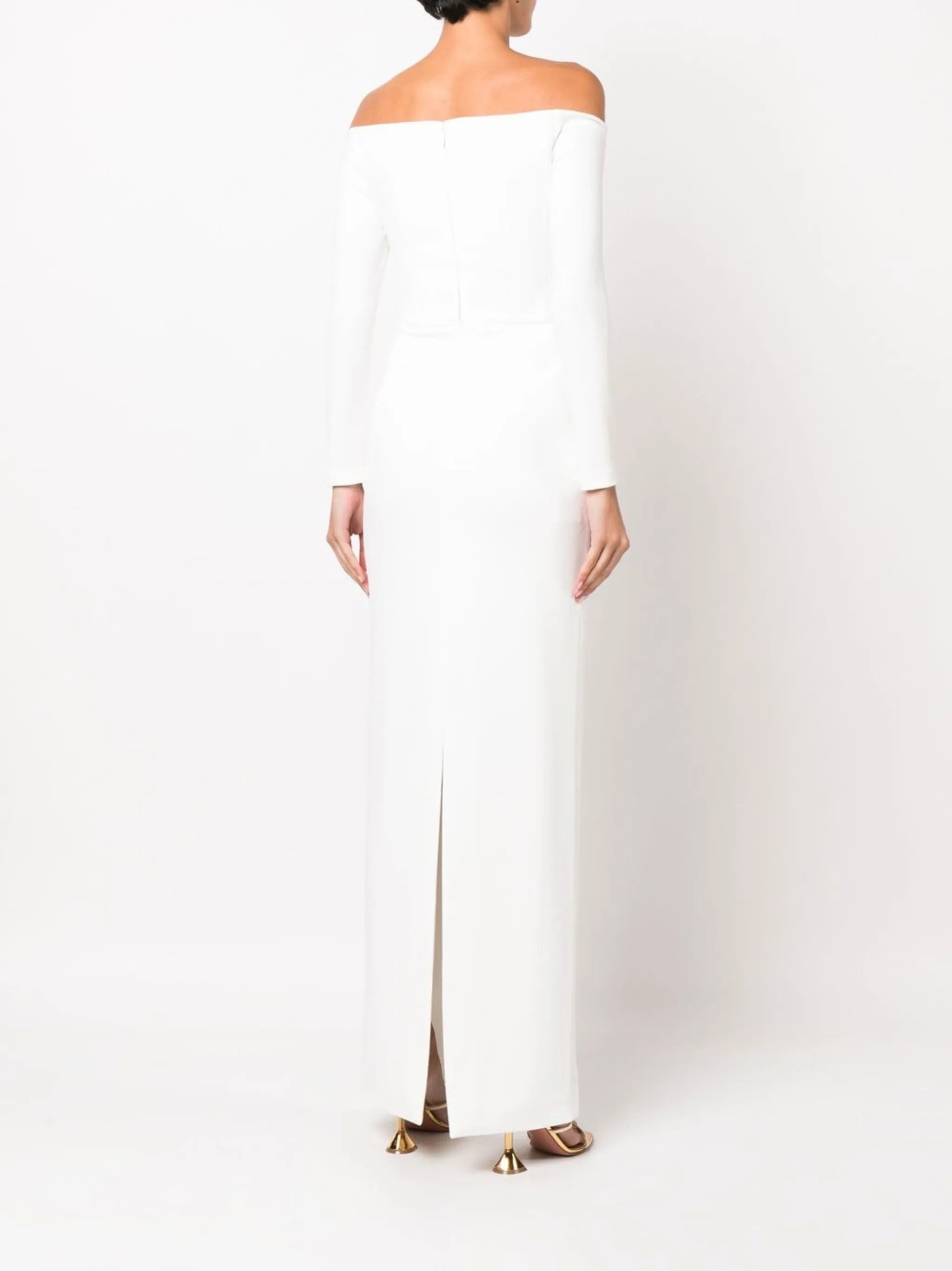 Kae off-shoulder gown