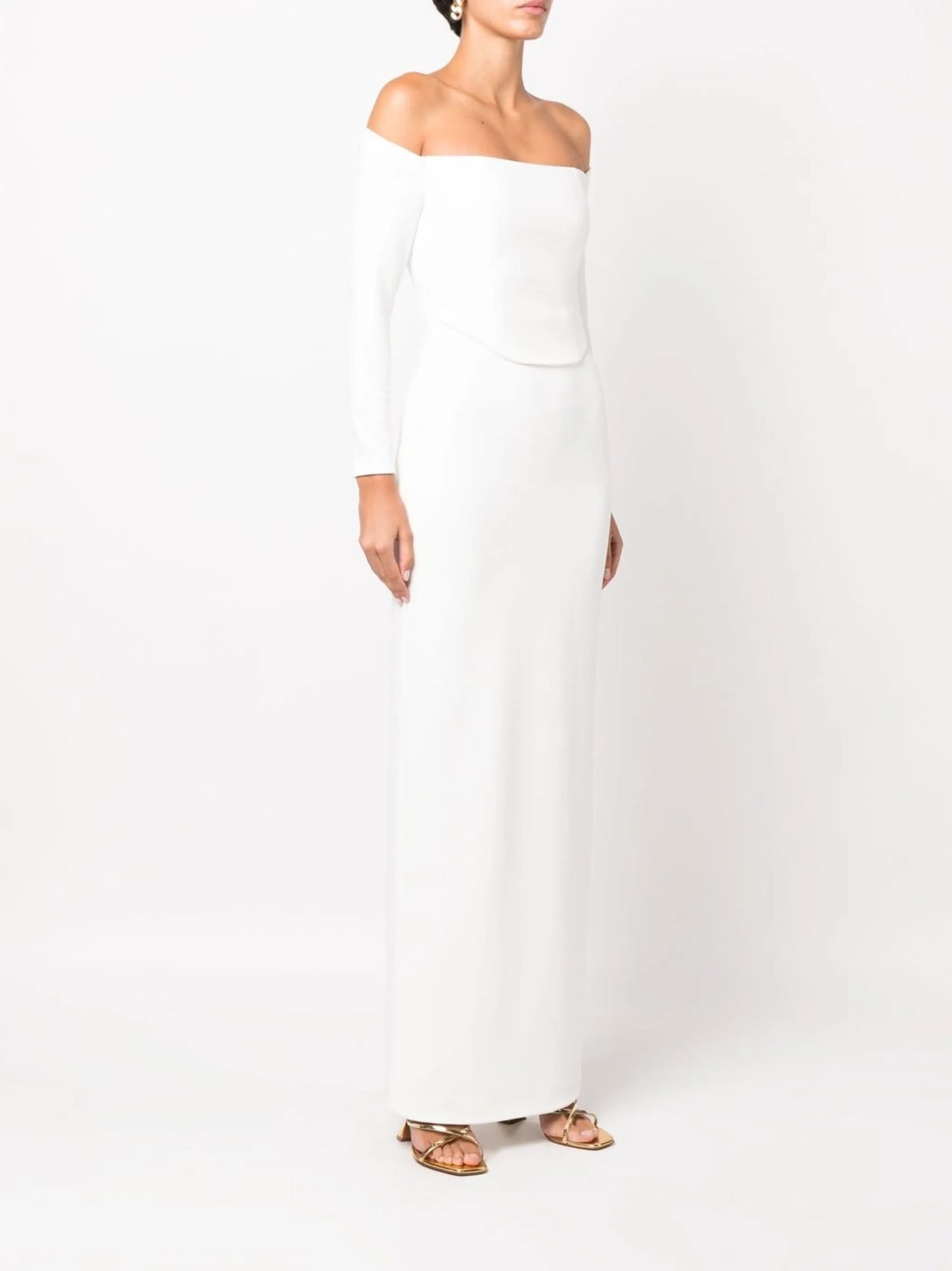 Kae off-shoulder gown