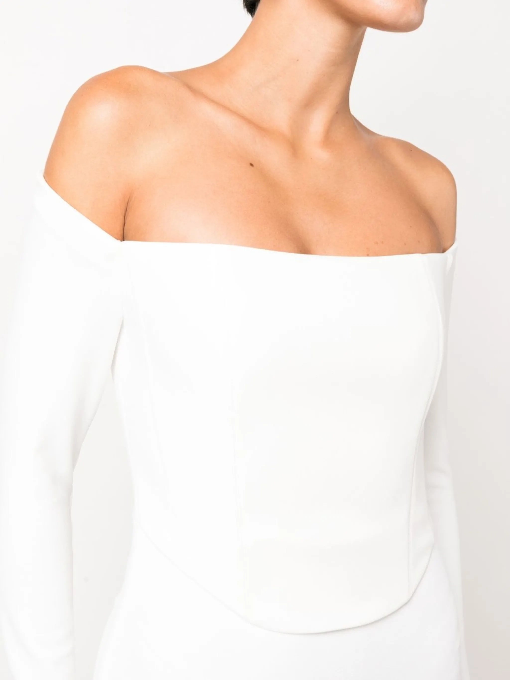 Kae off-shoulder gown
