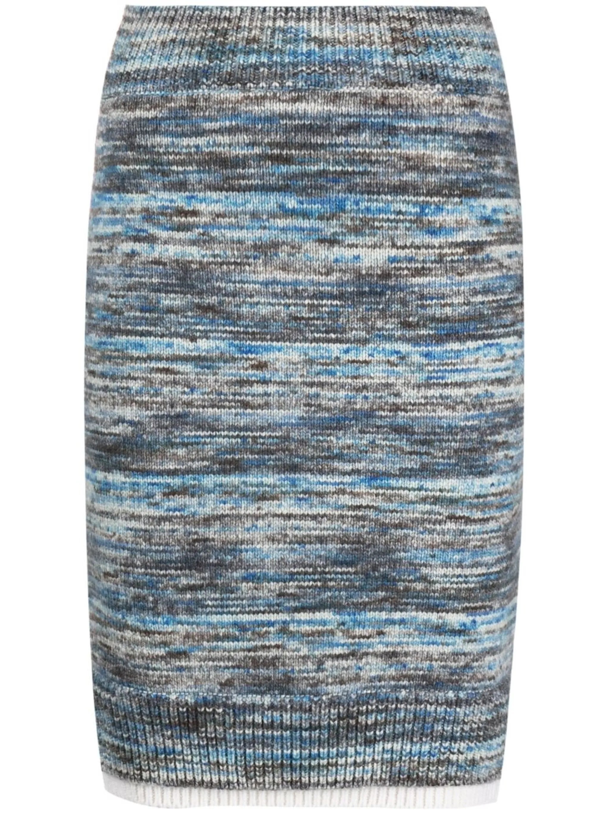 knitted straight skirt