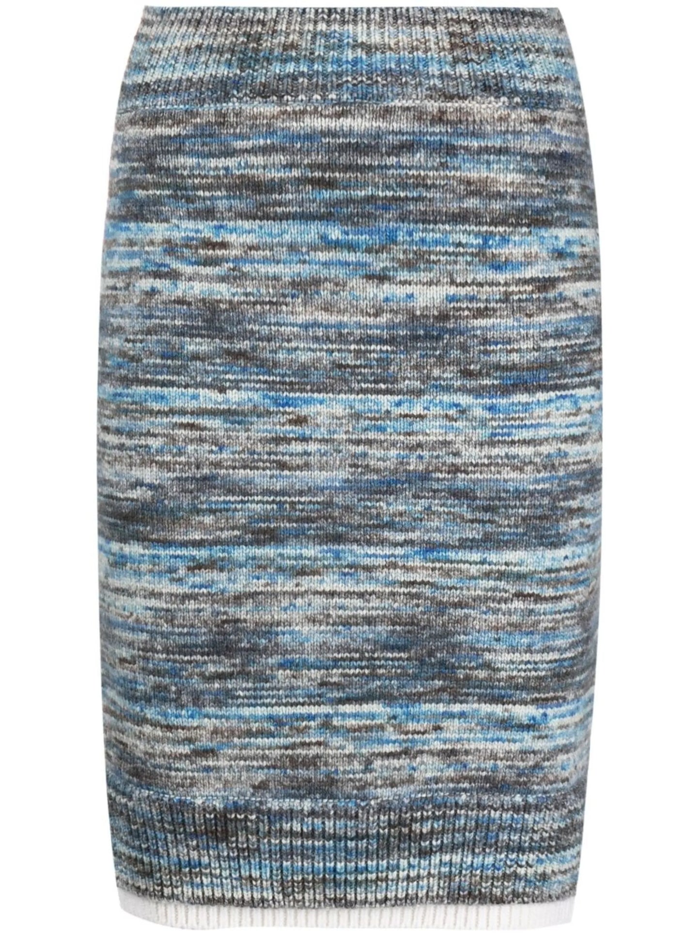 knitted straight skirt