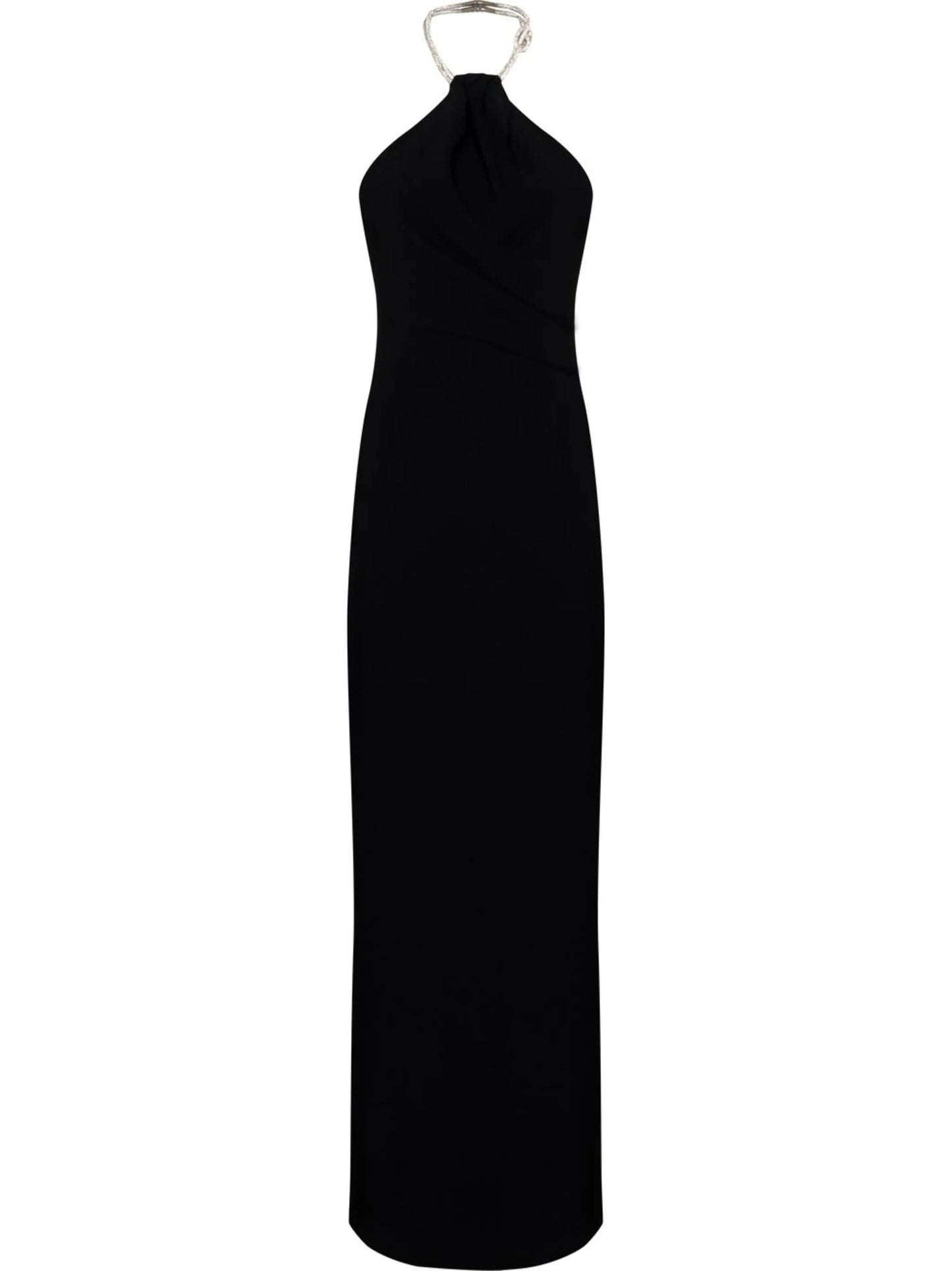 Riva crystal-embellished gown