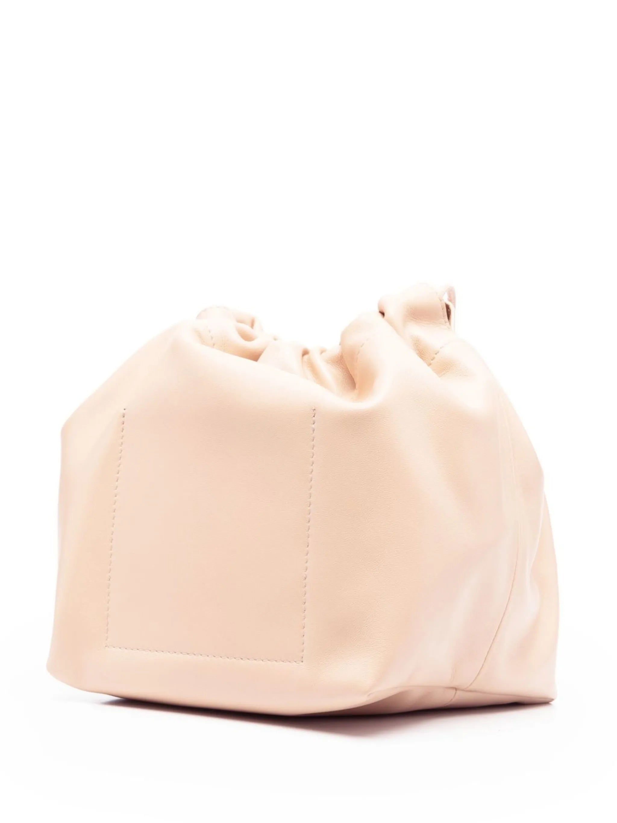 drawstring-fastening shoulder bag