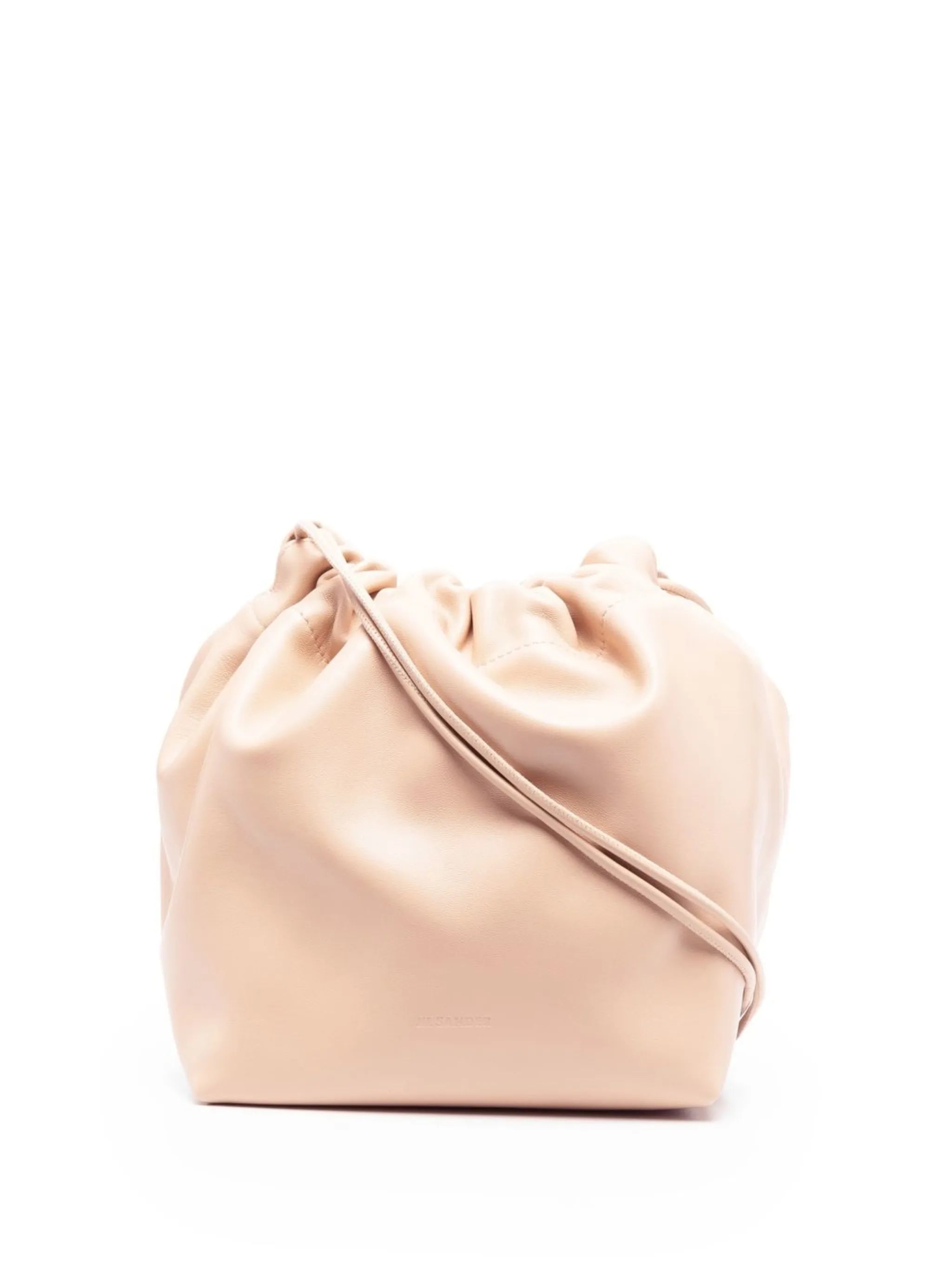 drawstring-fastening shoulder bag