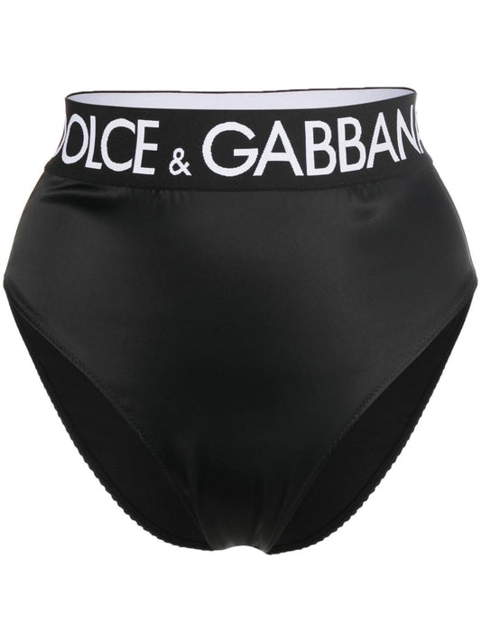 logo-waistband satin briefs