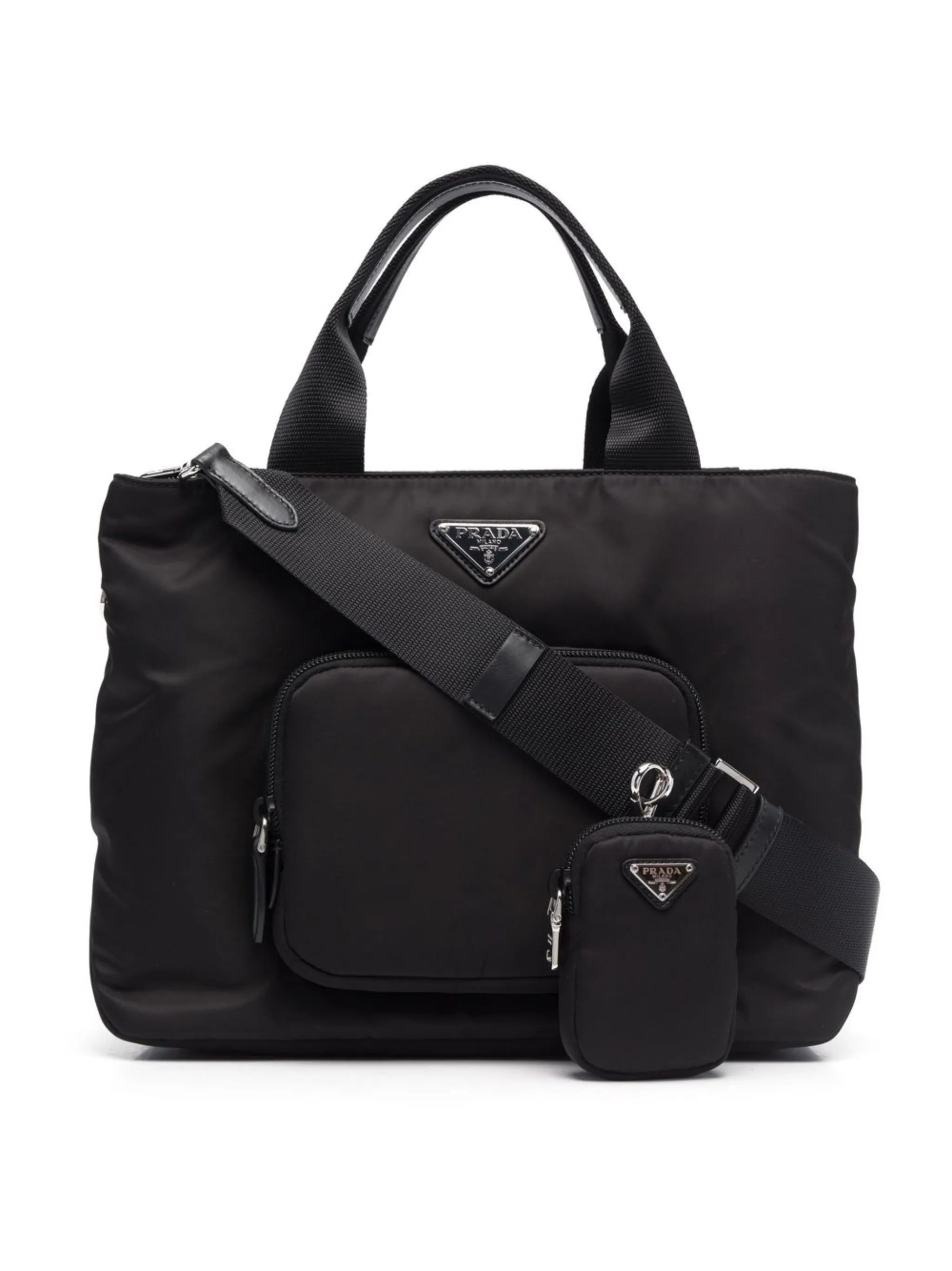 logo-plaque shopper tote