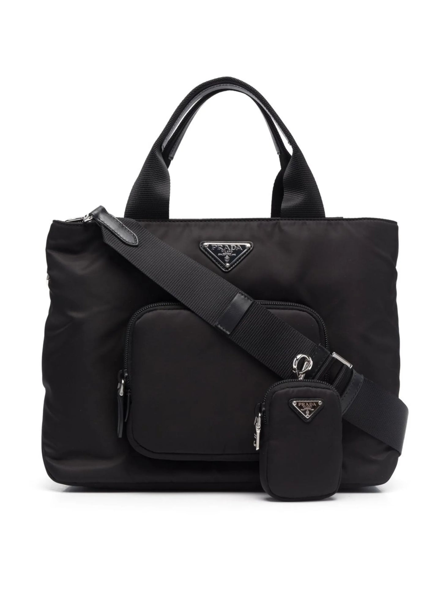 logo-plaque shopper tote