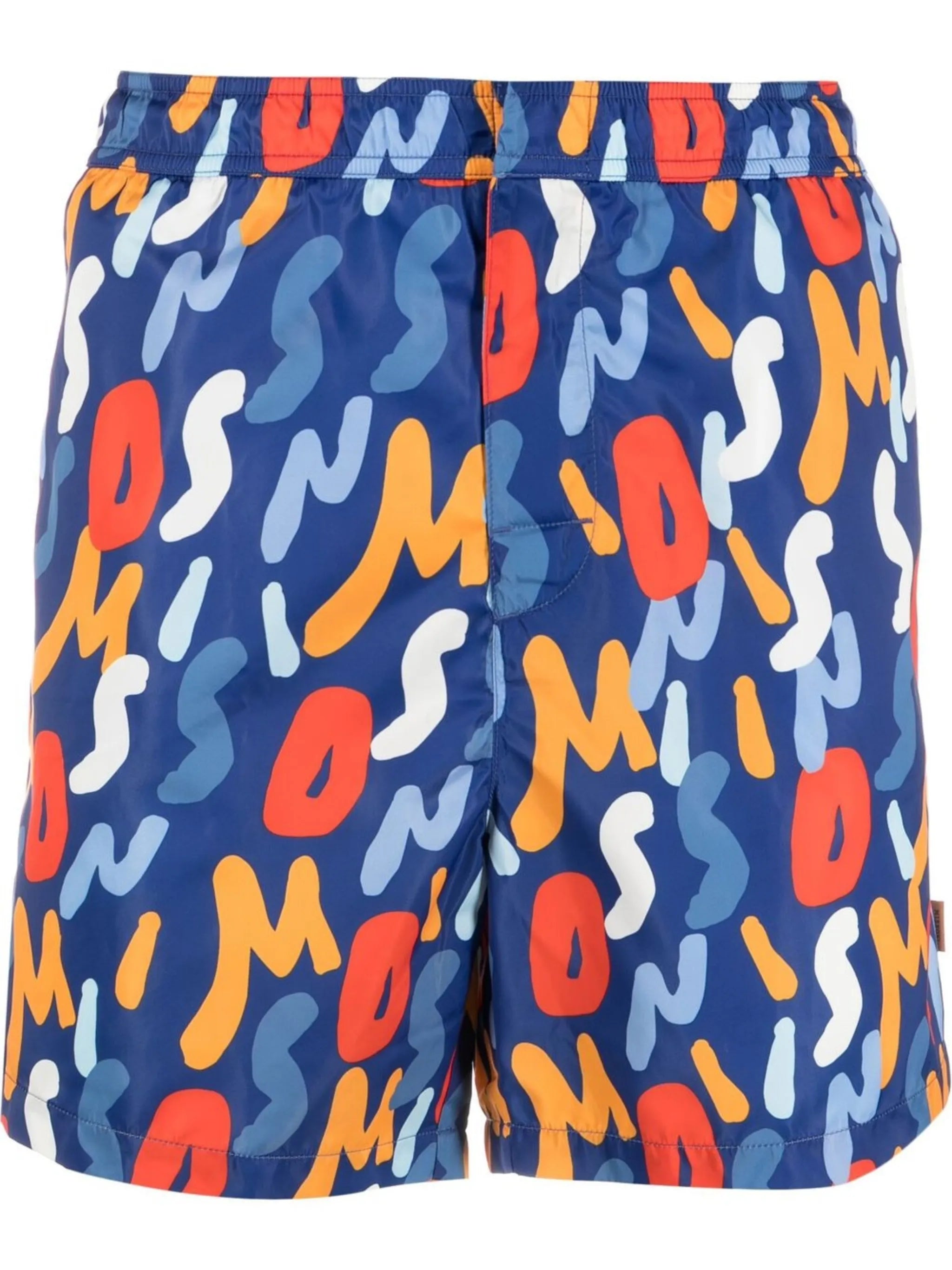 logo-print swim shorts