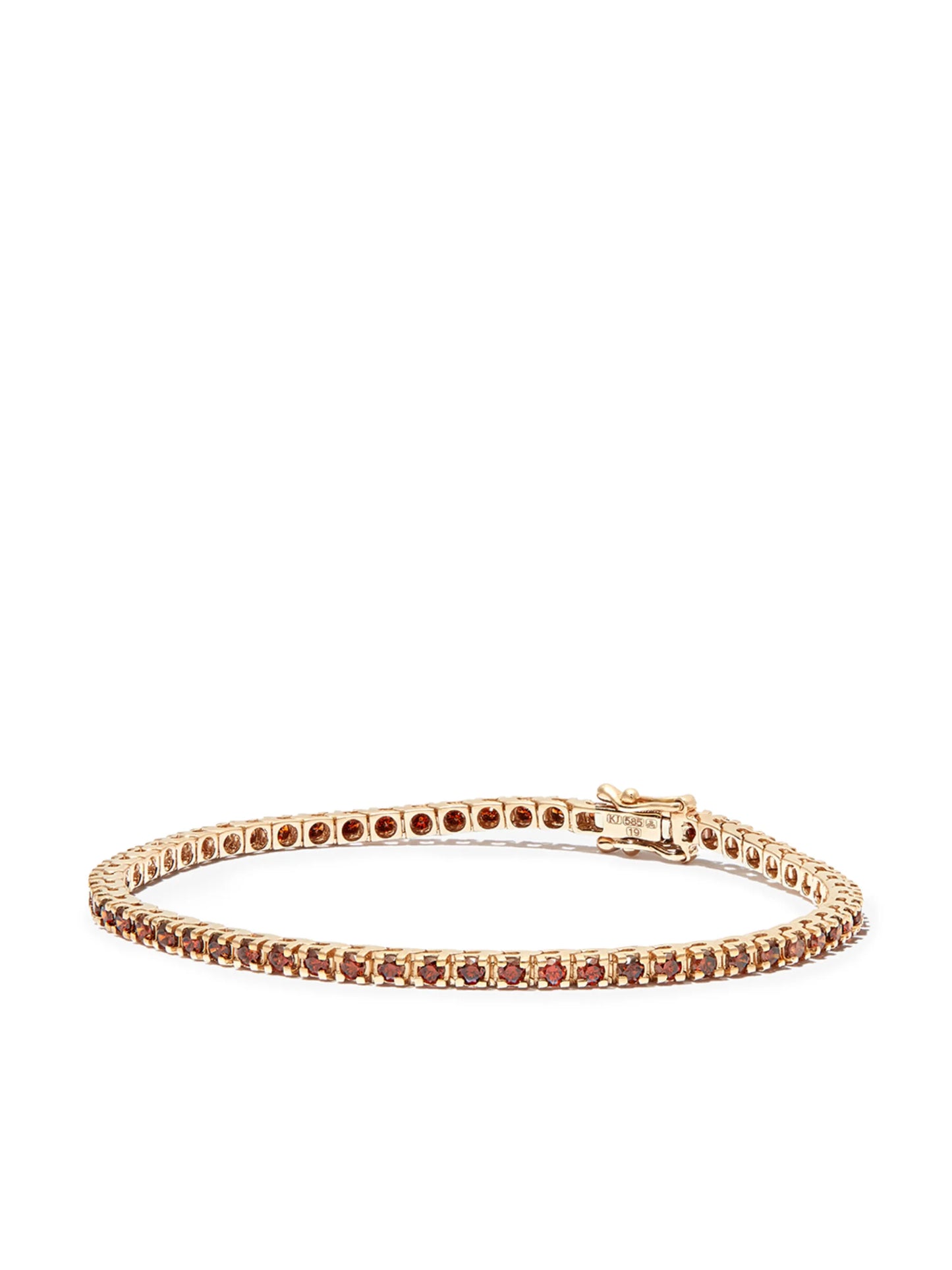 14kt yellow gold Spectra diamond tennis bracelet