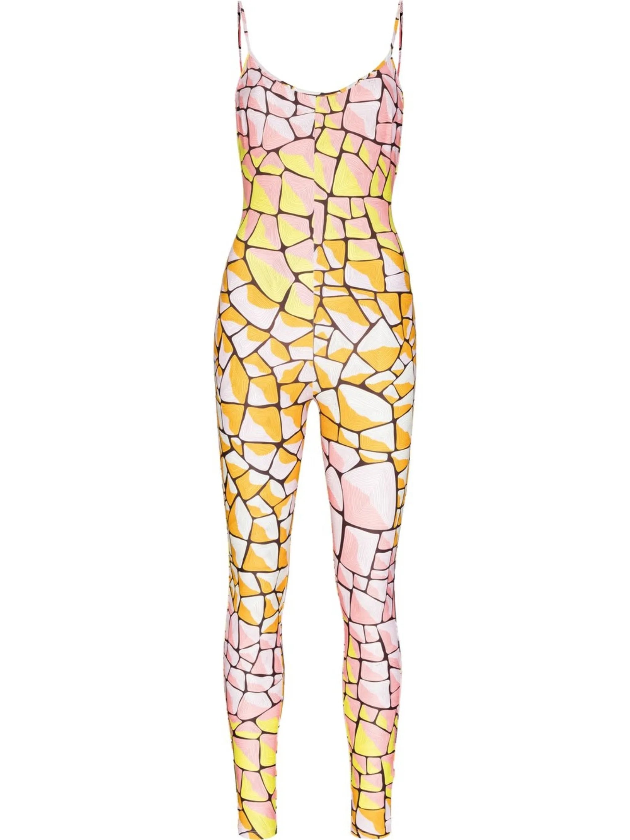 Tartuca-print jumpsuit