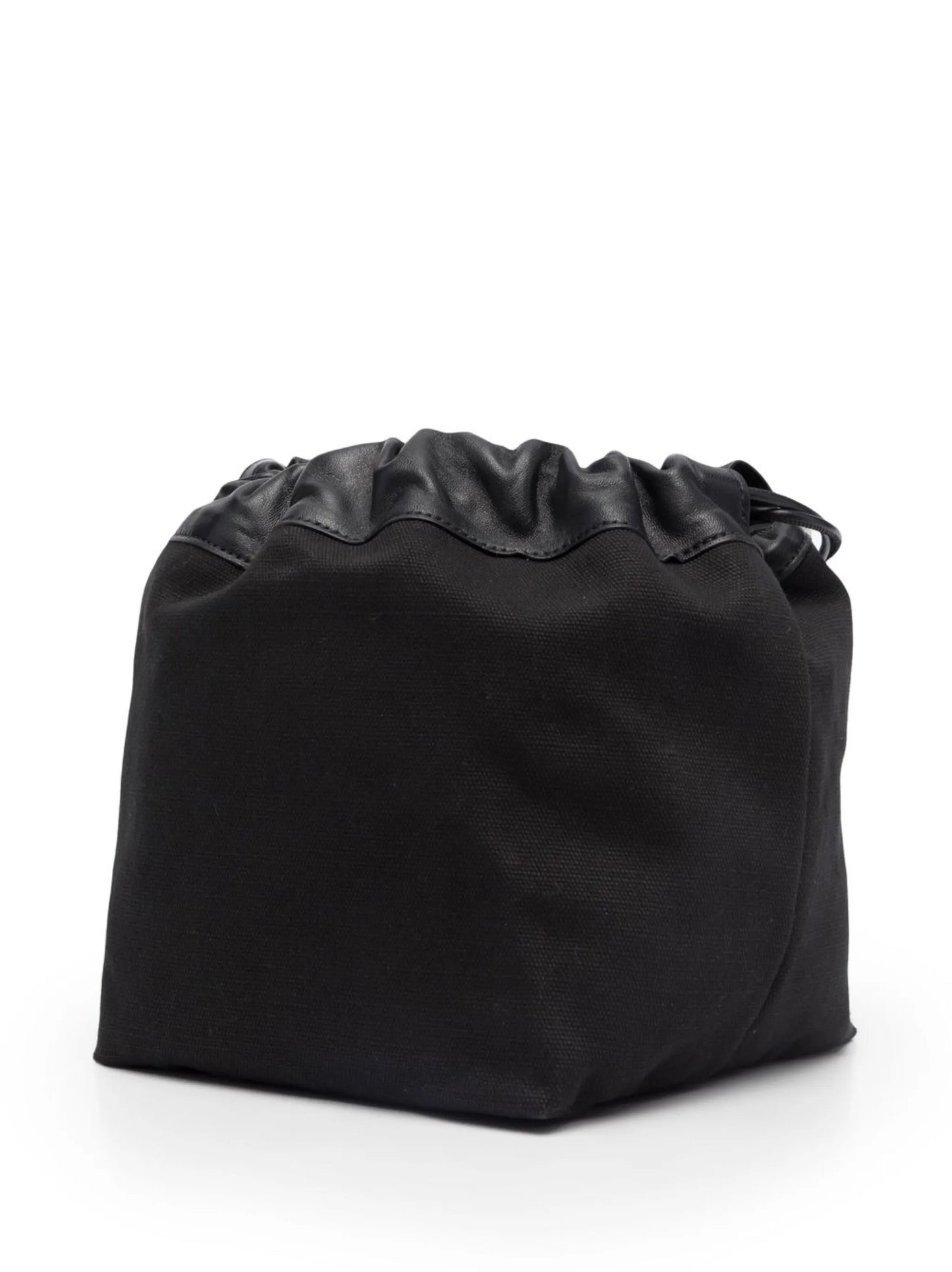 logo drawstring shoulder bag
