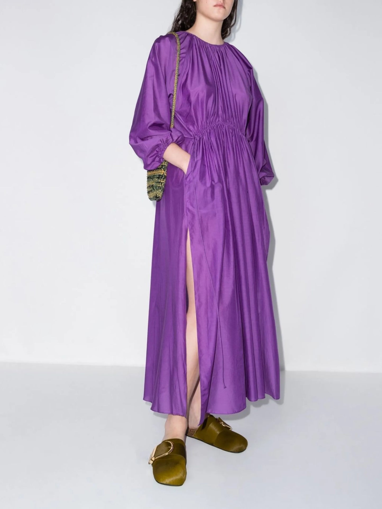 Decolette maxi dress