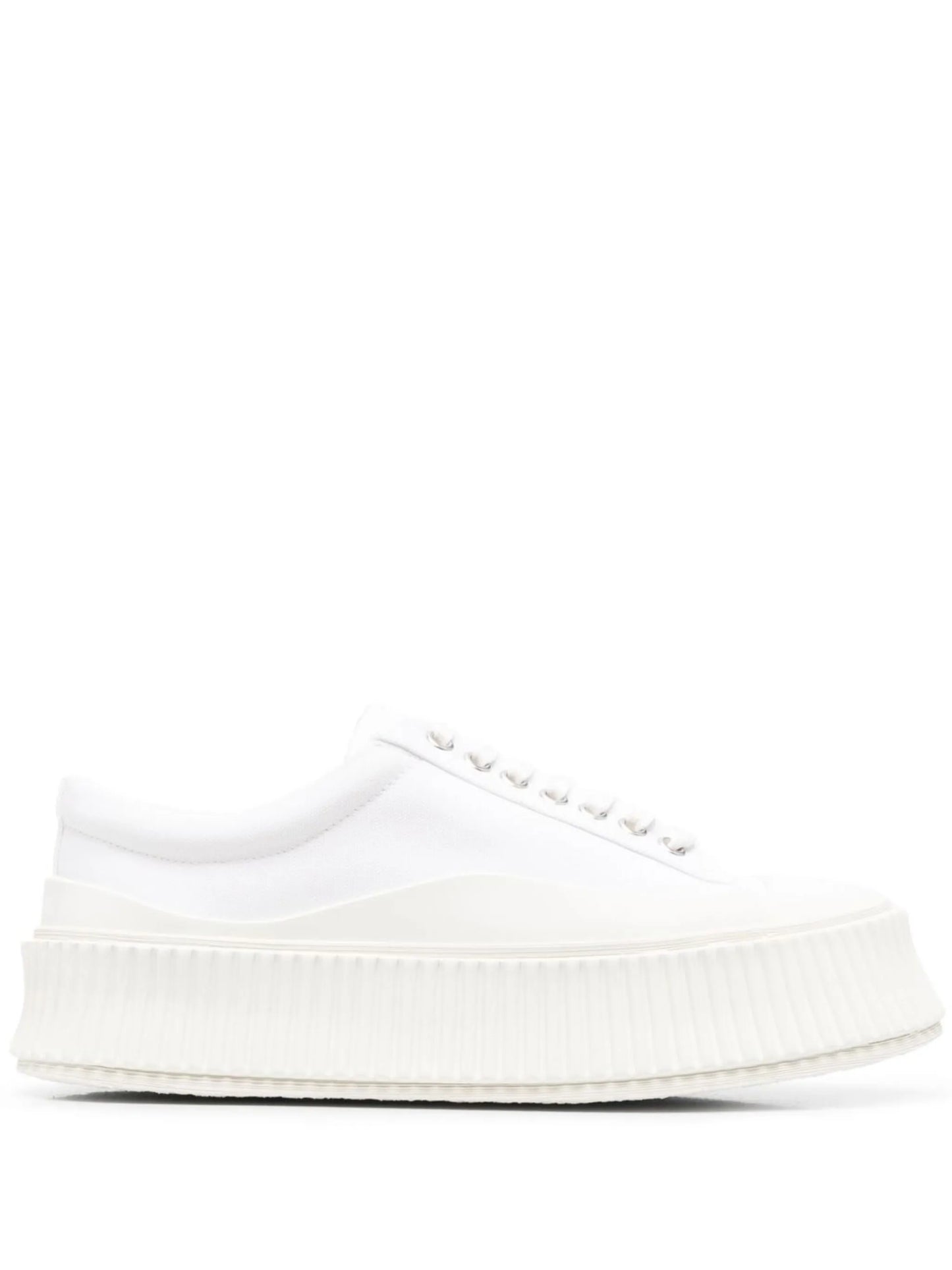 round-toe lace-up sneakers