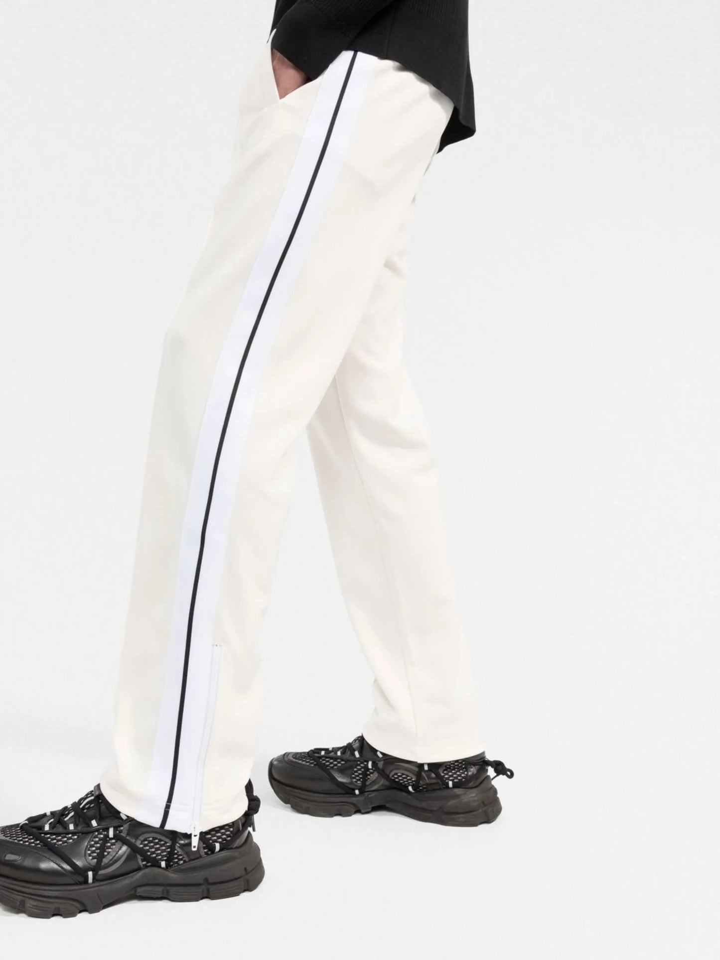 side stripe track pants