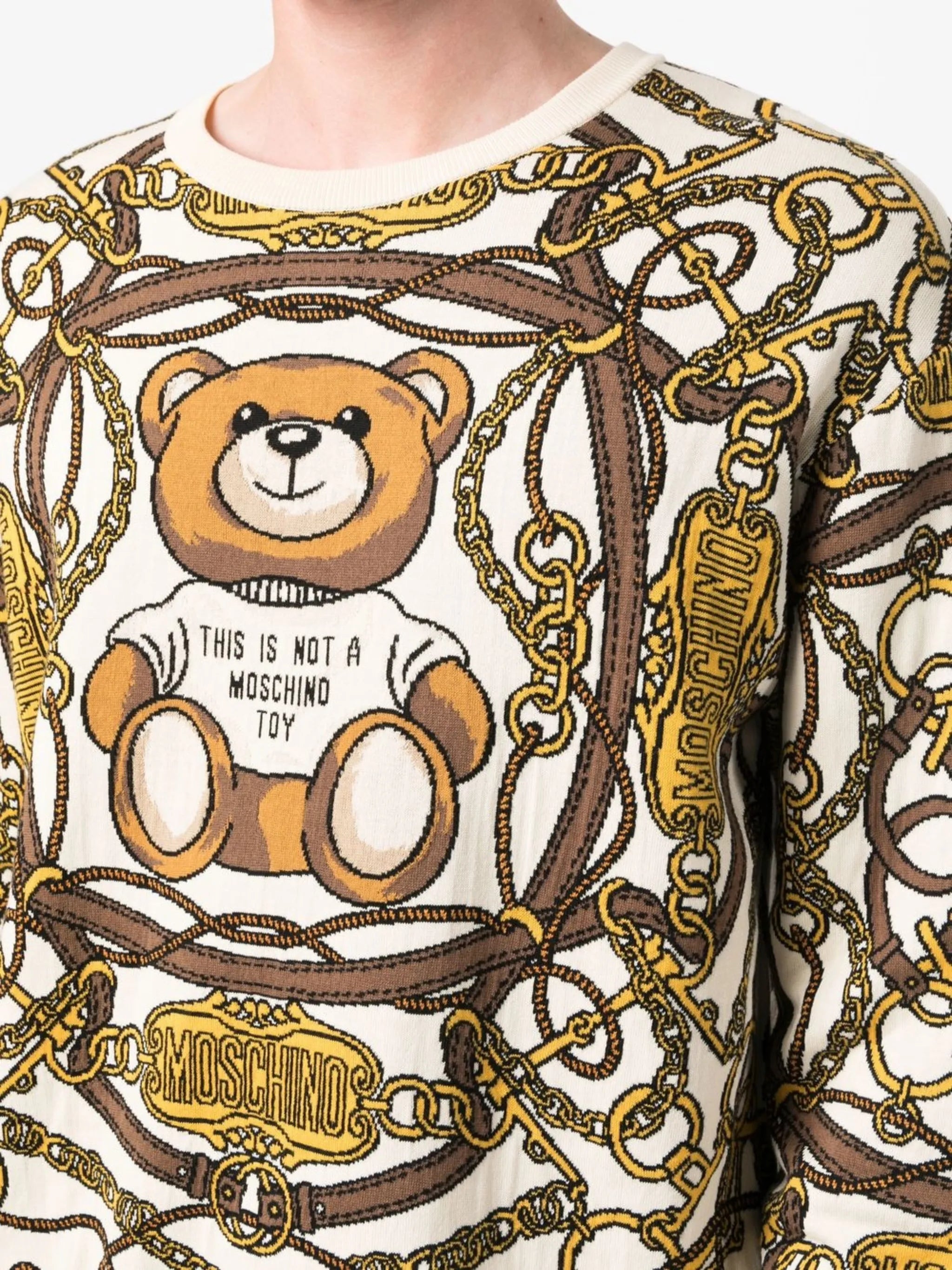 logo crew-neck jumper