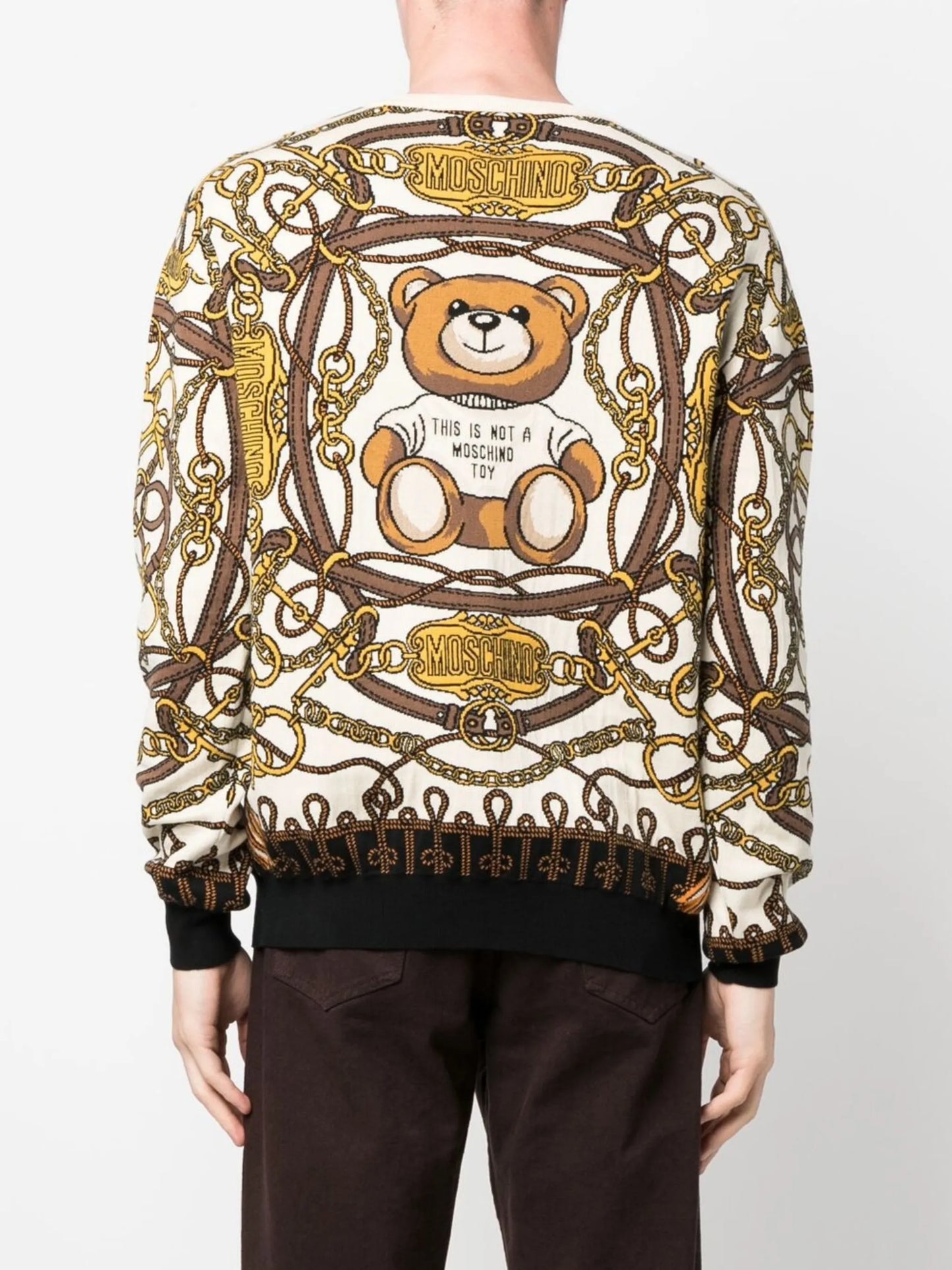logo crew-neck jumper