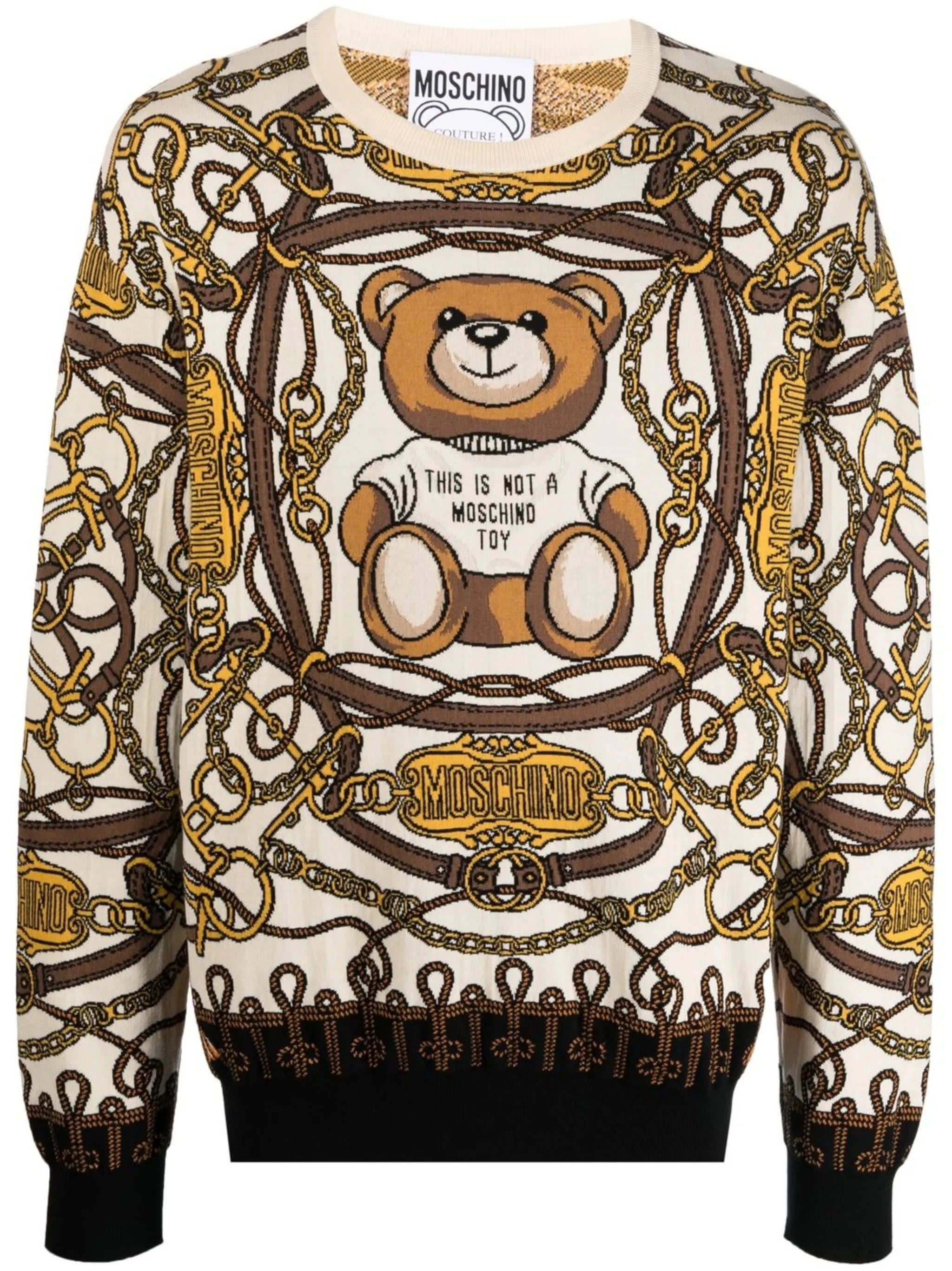 logo crew-neck jumper