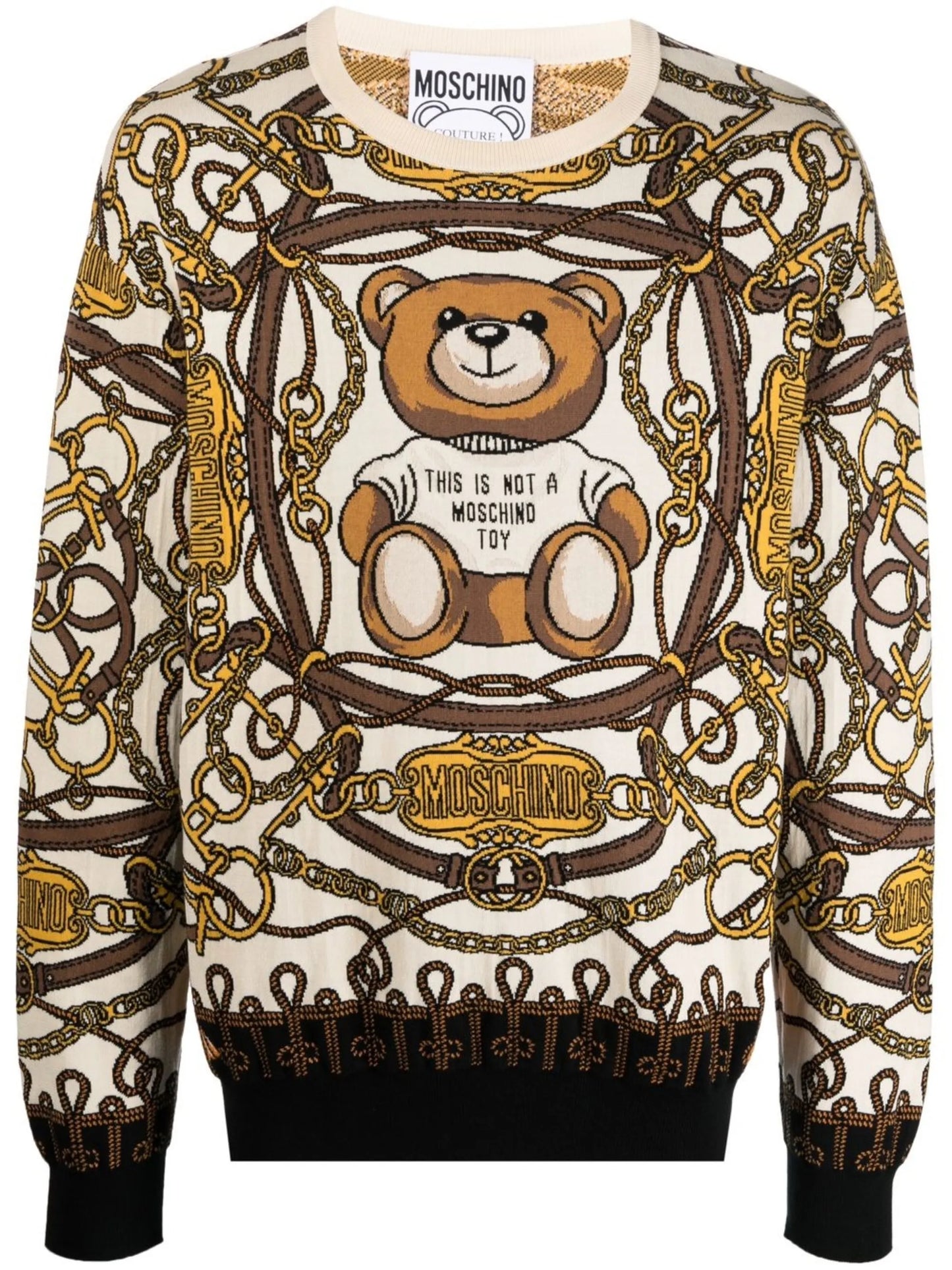 logo crew-neck jumper