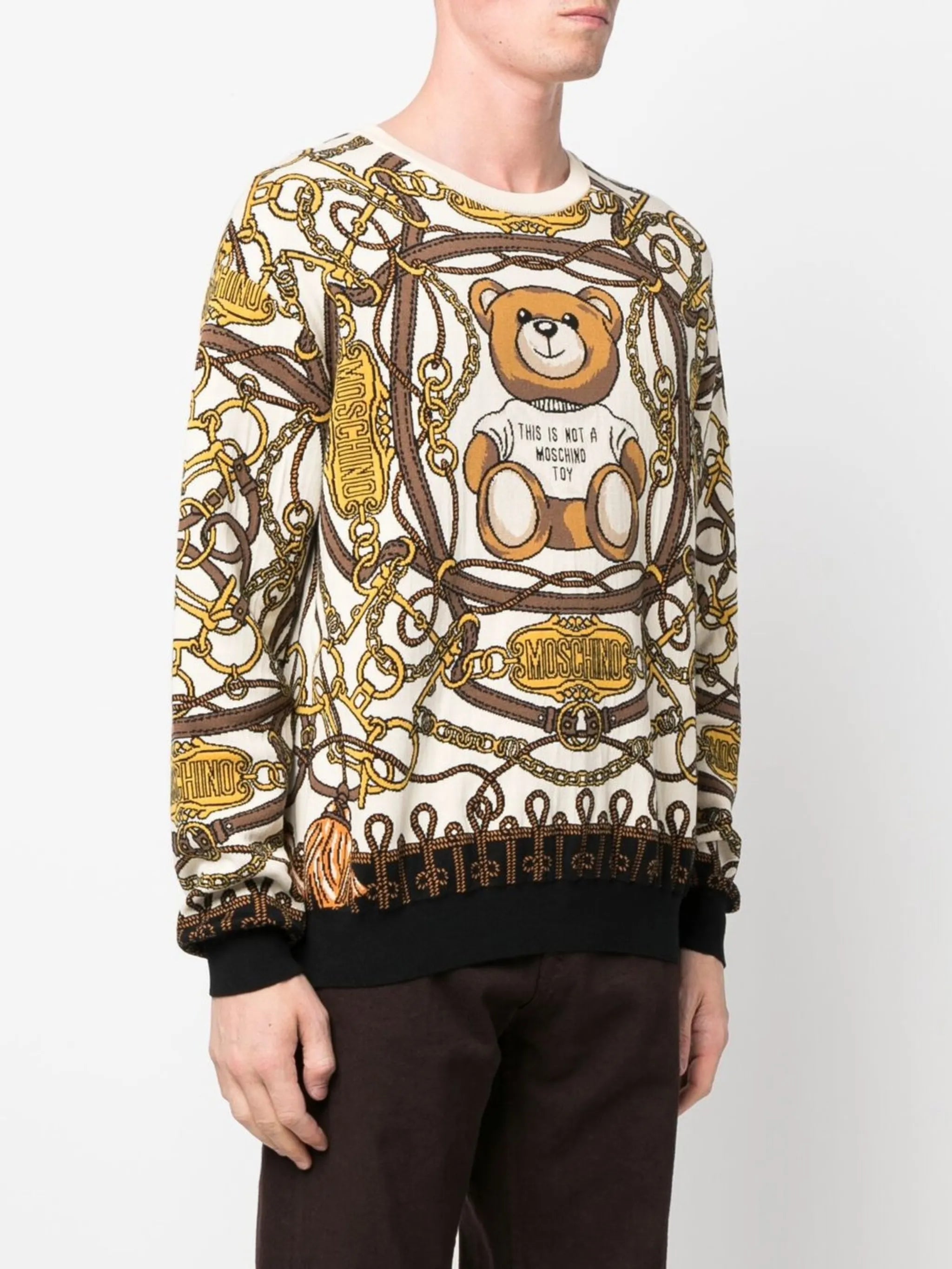 logo crew-neck jumper