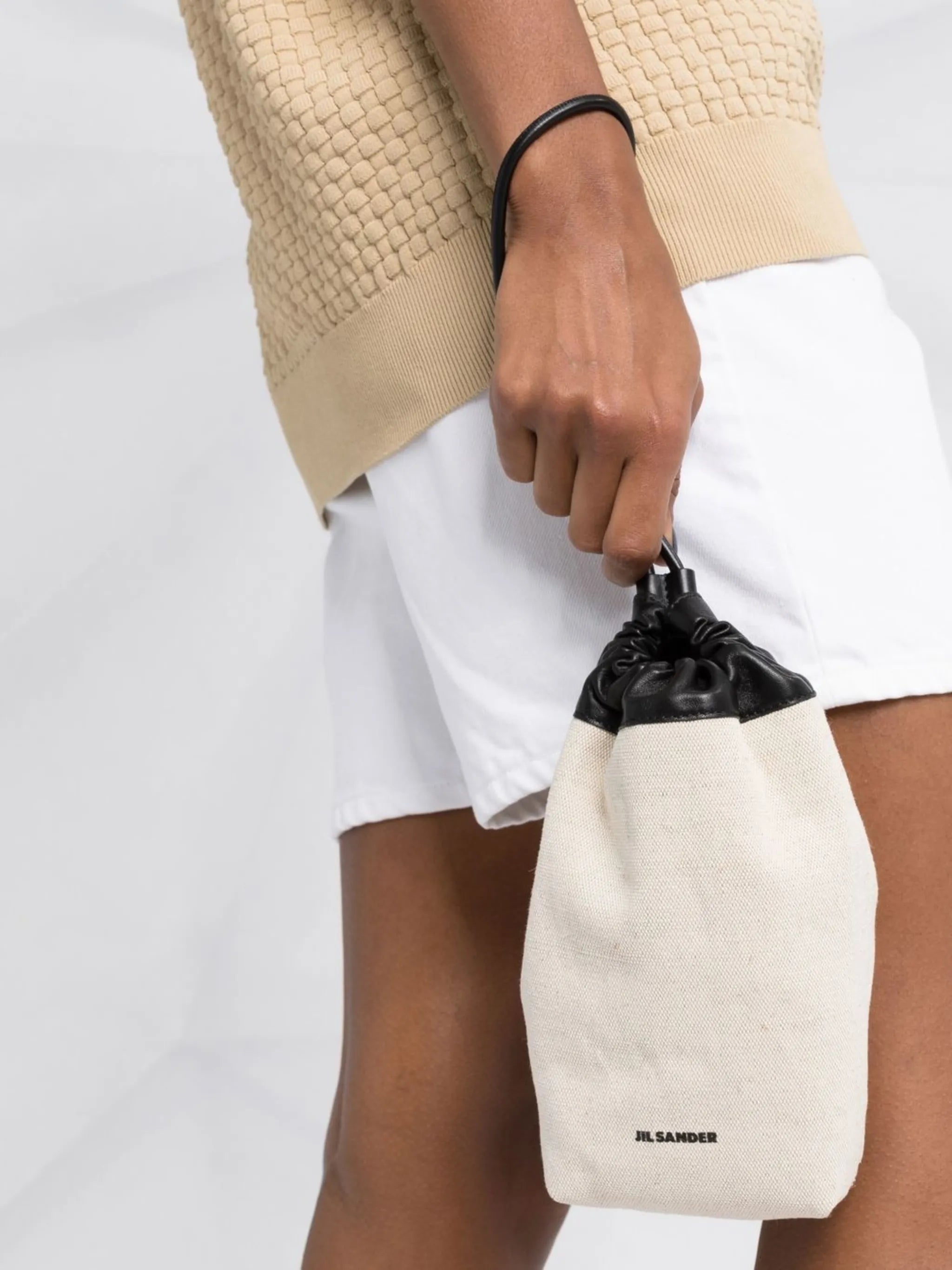 logo-print mini bag