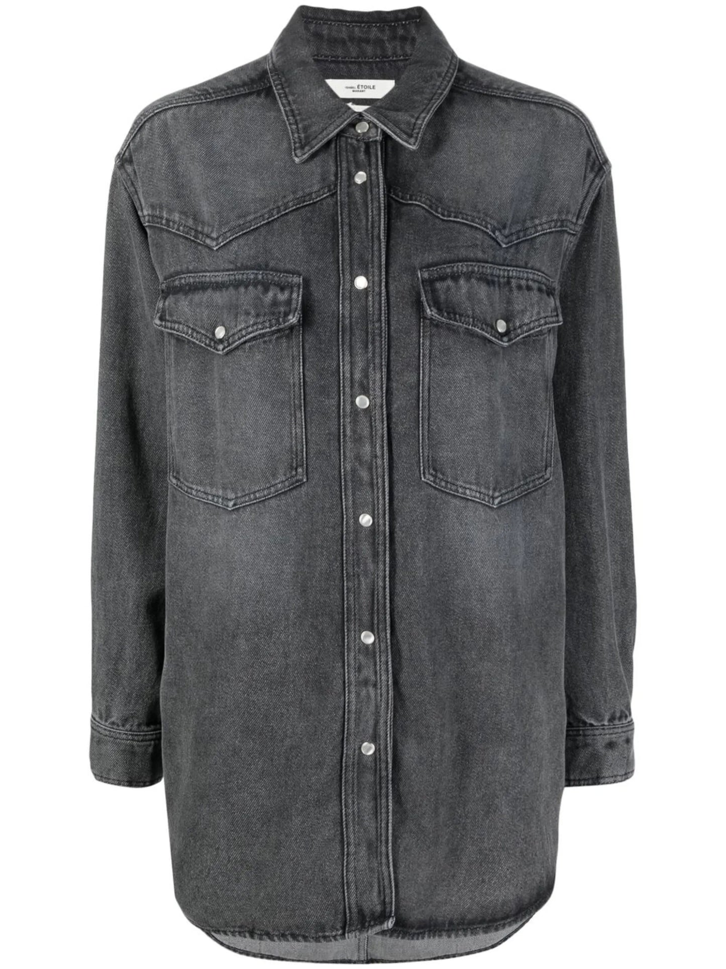 oversized denim shirt