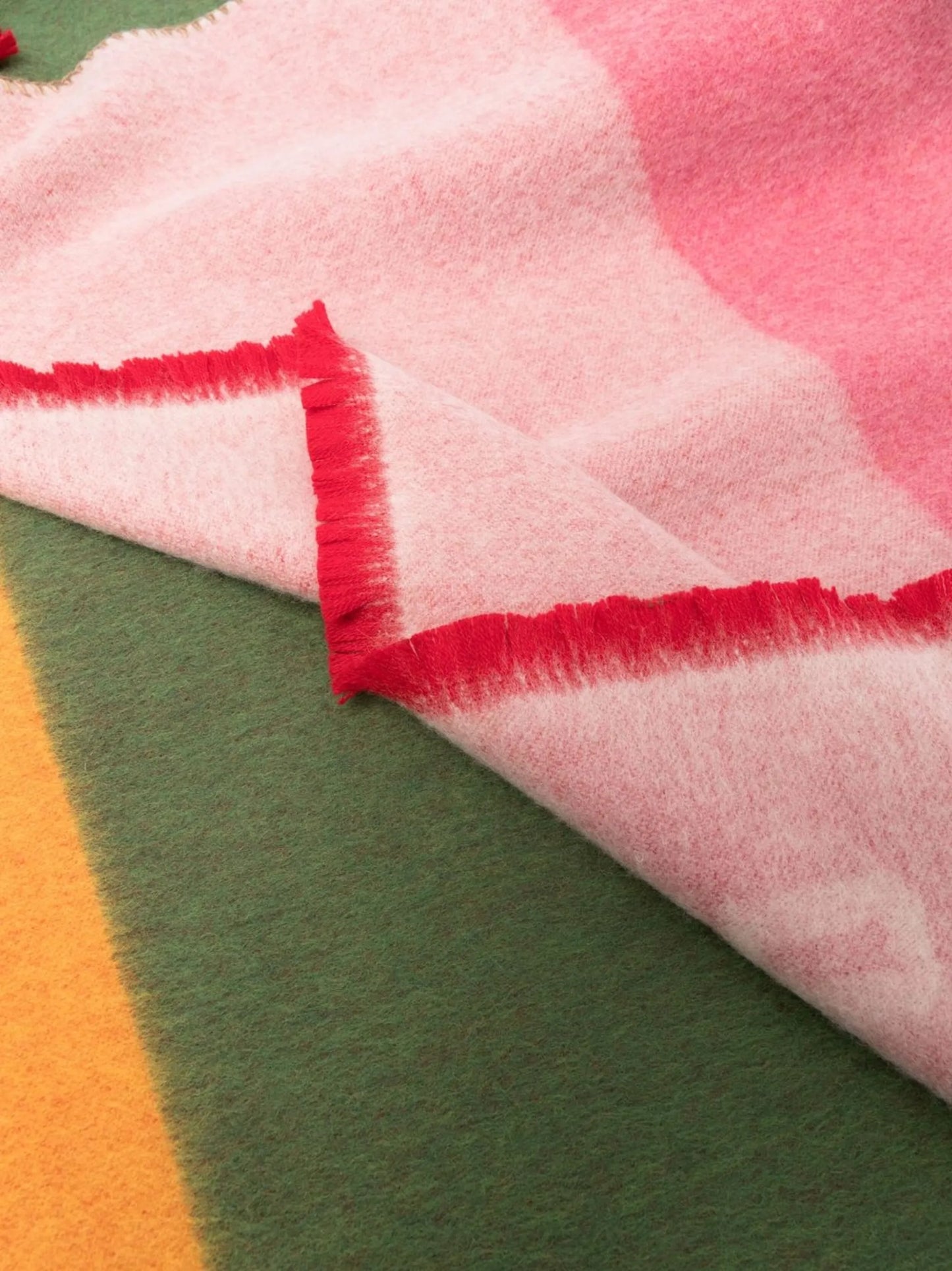 Jacquard striped scarf